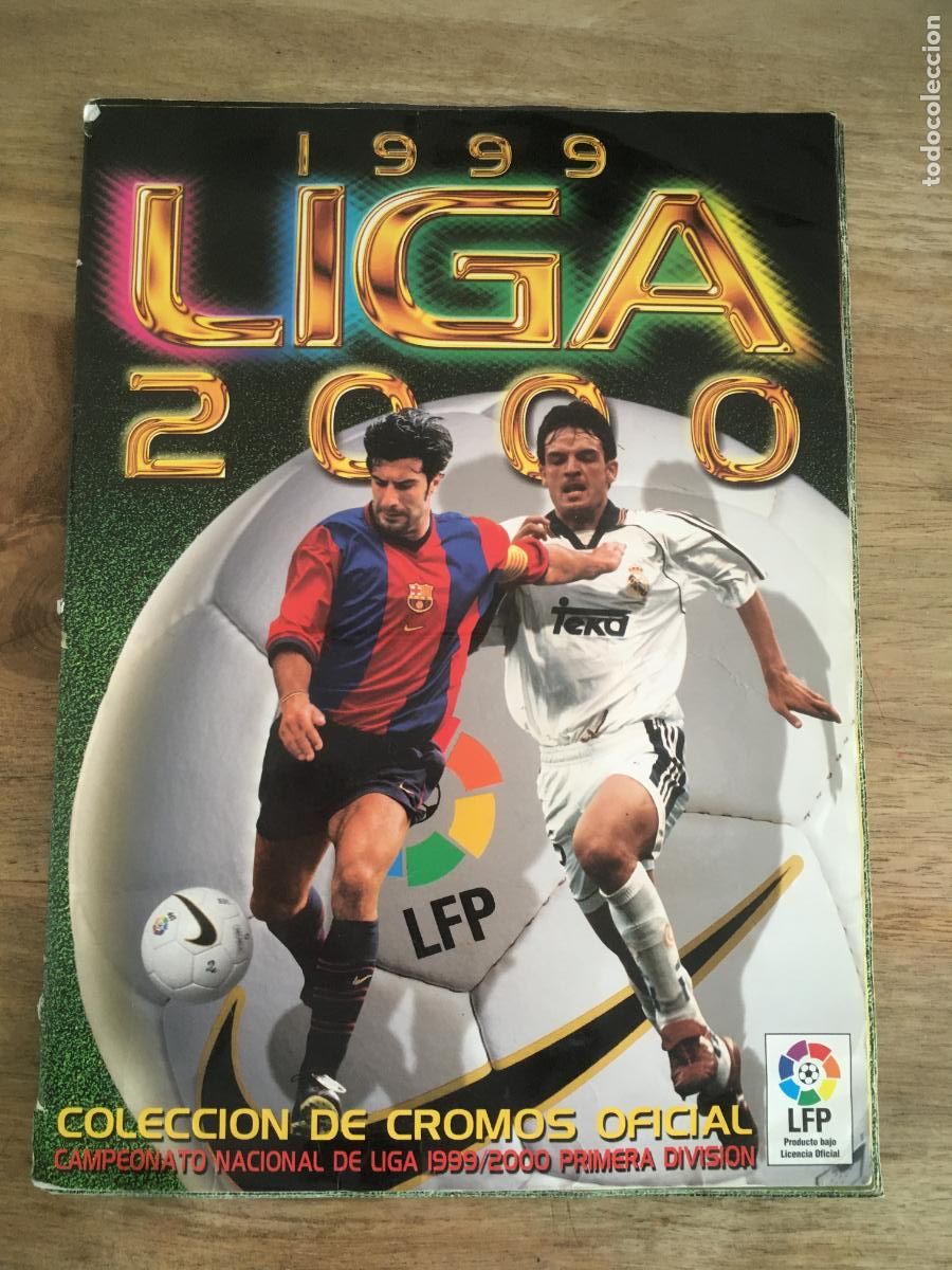Coleccionismo deportivo: liga 1999 2000 99 00 ediciones este album de cromos incompleto con muchos cromos y dobles