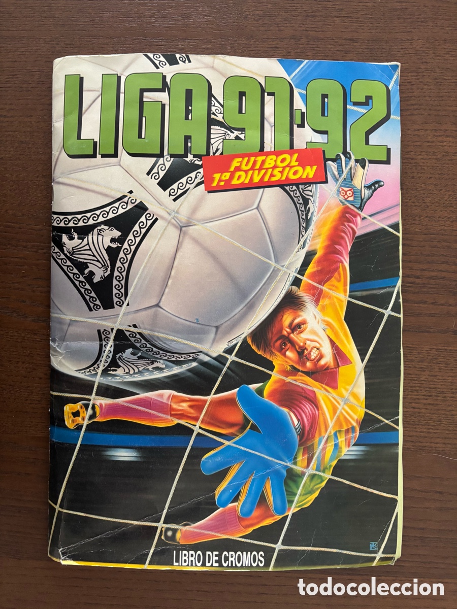 Coleccionismo deportivo: ALBUM LIGA ESTE FUTBOL 91-92 INCOMPLETO 1991-1992 FALTA 1 B&Aacute;SICO Y 14 FICHAJES CROMOS CARTON