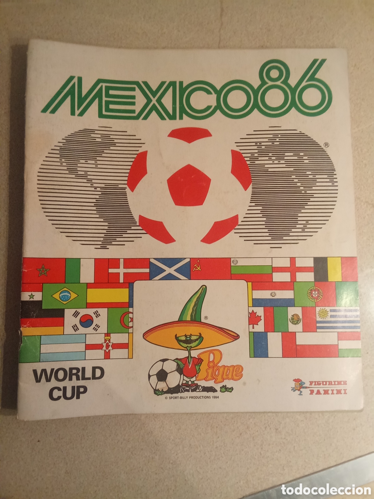 Coleccionismo deportivo: ALBUM PANINI MEXICO 1986 CON 204 CROMOS INCLUYE MARADONA