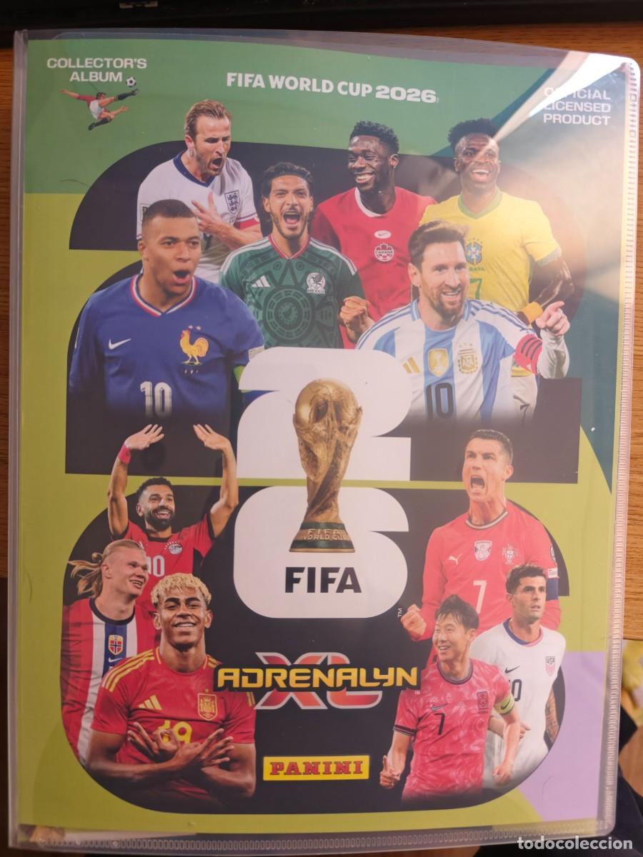 Coleccionismo deportivo: Album con 100 Cromos Diferentes Panini FIFA World Cup 26 Adrenalyn XL 2026