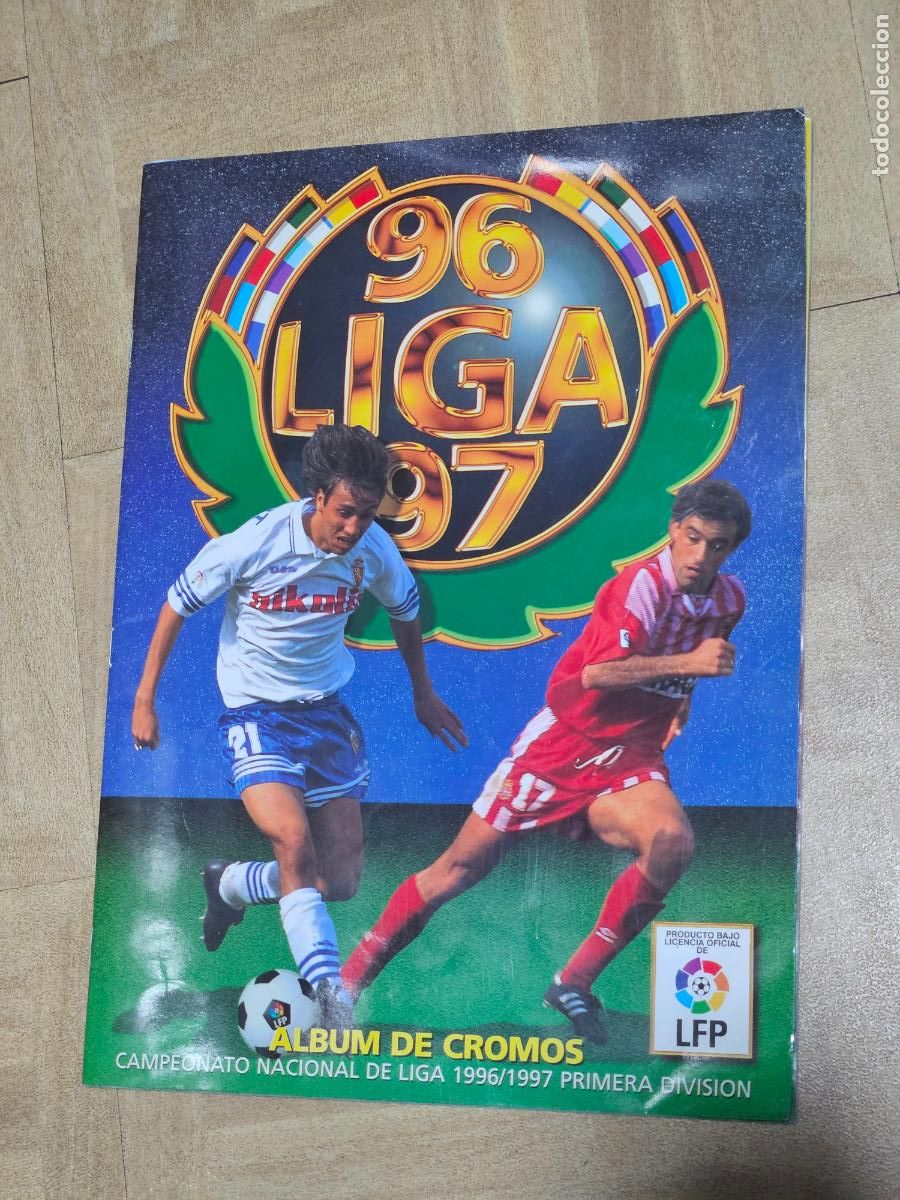 Coleccionismo deportivo: ALBUM VAC&Iacute;O PLANCHA LIGA ESTE 96 97 1996 1997 MUY DIFICIL DE CONSEGUIR