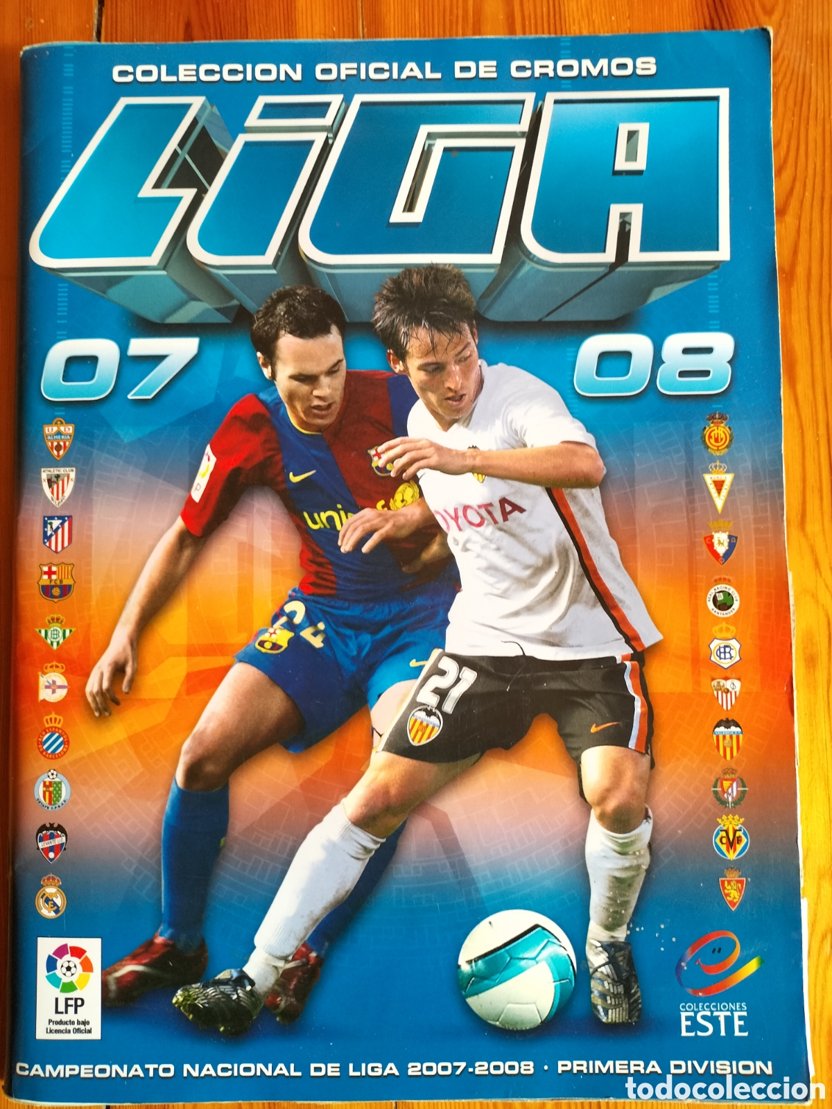Coleccionismo deportivo: Liga 2007-2008. Incompleto con muchos cromos. Incluye Messi.
