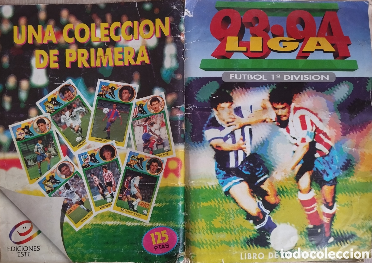 Coleccionismo deportivo: &Aacute;lbumes La Liga 93-94, 94-95,95-96,96-97