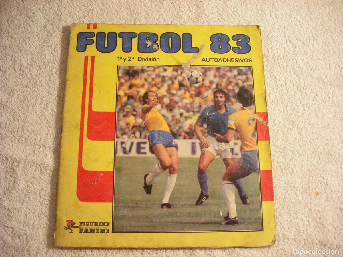 Coleccionismo deportivo: FUTBOL 83 , 1&ordf; Y 2&ordf; DIVISION, ALBUM CON 371 CROMOS DE 420, INCLUIDO MARADONA