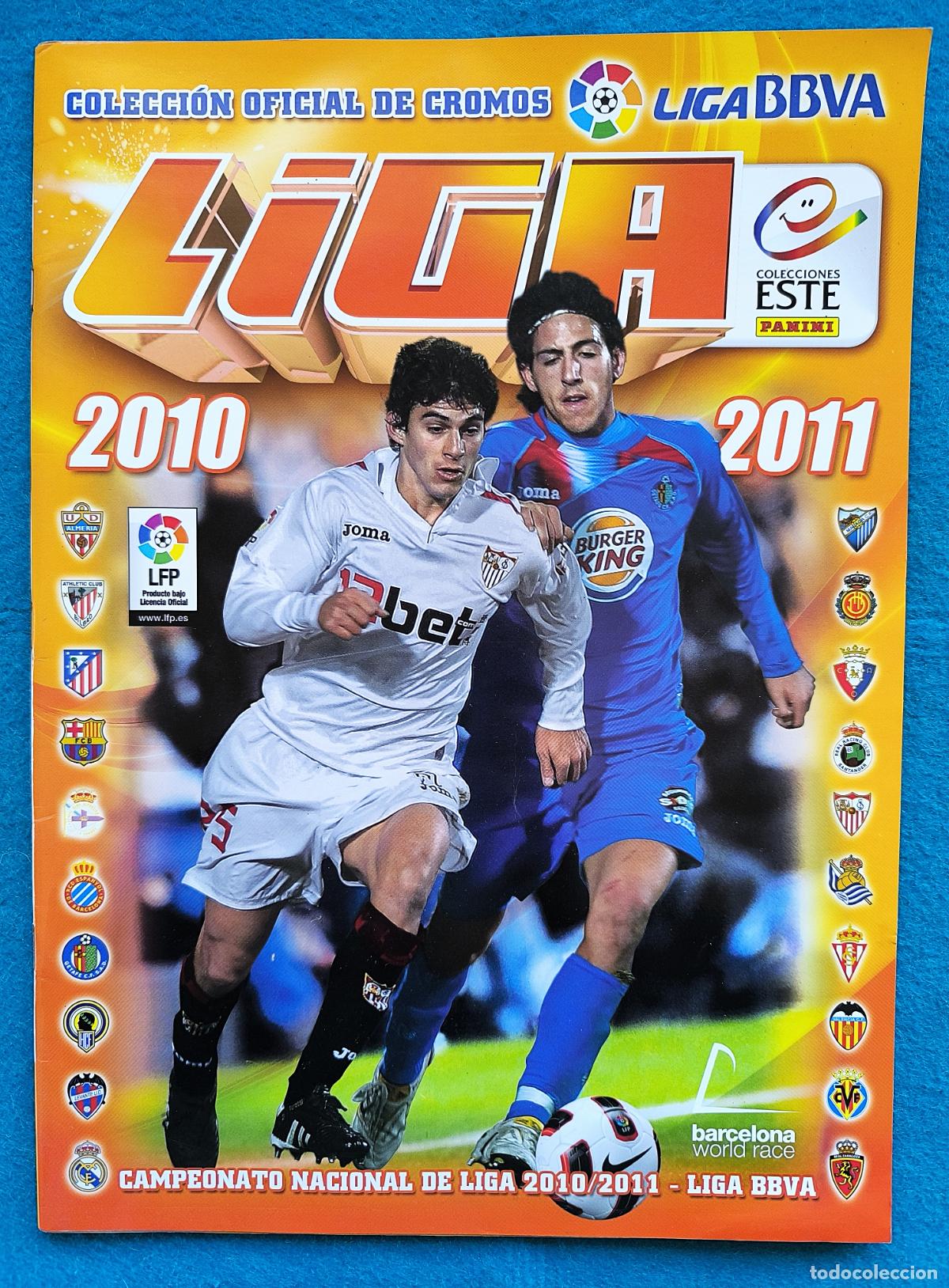 Coleccionismo deportivo: RW ALBUM CROMOS FUTBOL INCOMPLETO LIGA BBVA 2010 2011 COLECCIONES ESTE PANINI N.&ordm; 8