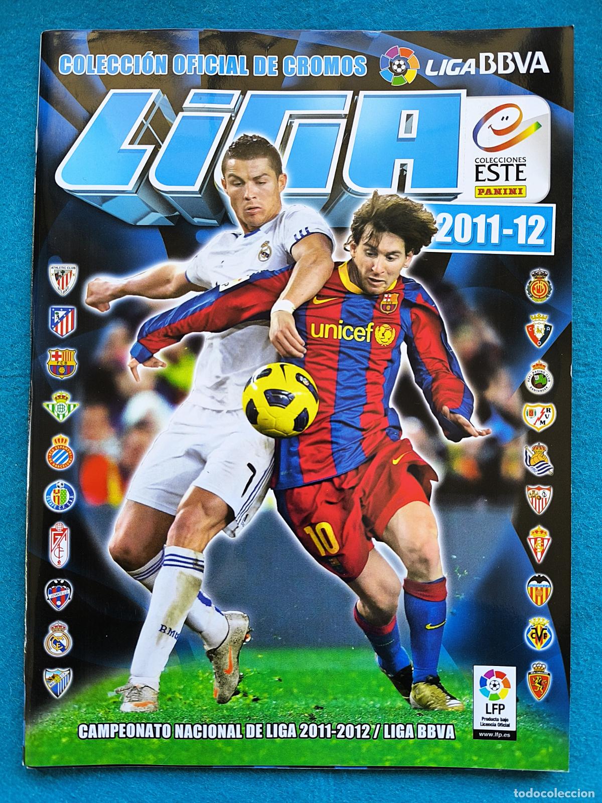 Coleccionismo deportivo: RW ALBUM CROMOS FUTBOL VACIO LIGA BBVA 2011 2012 COLECCIONES ESTE PANINI N.&ordm; 10