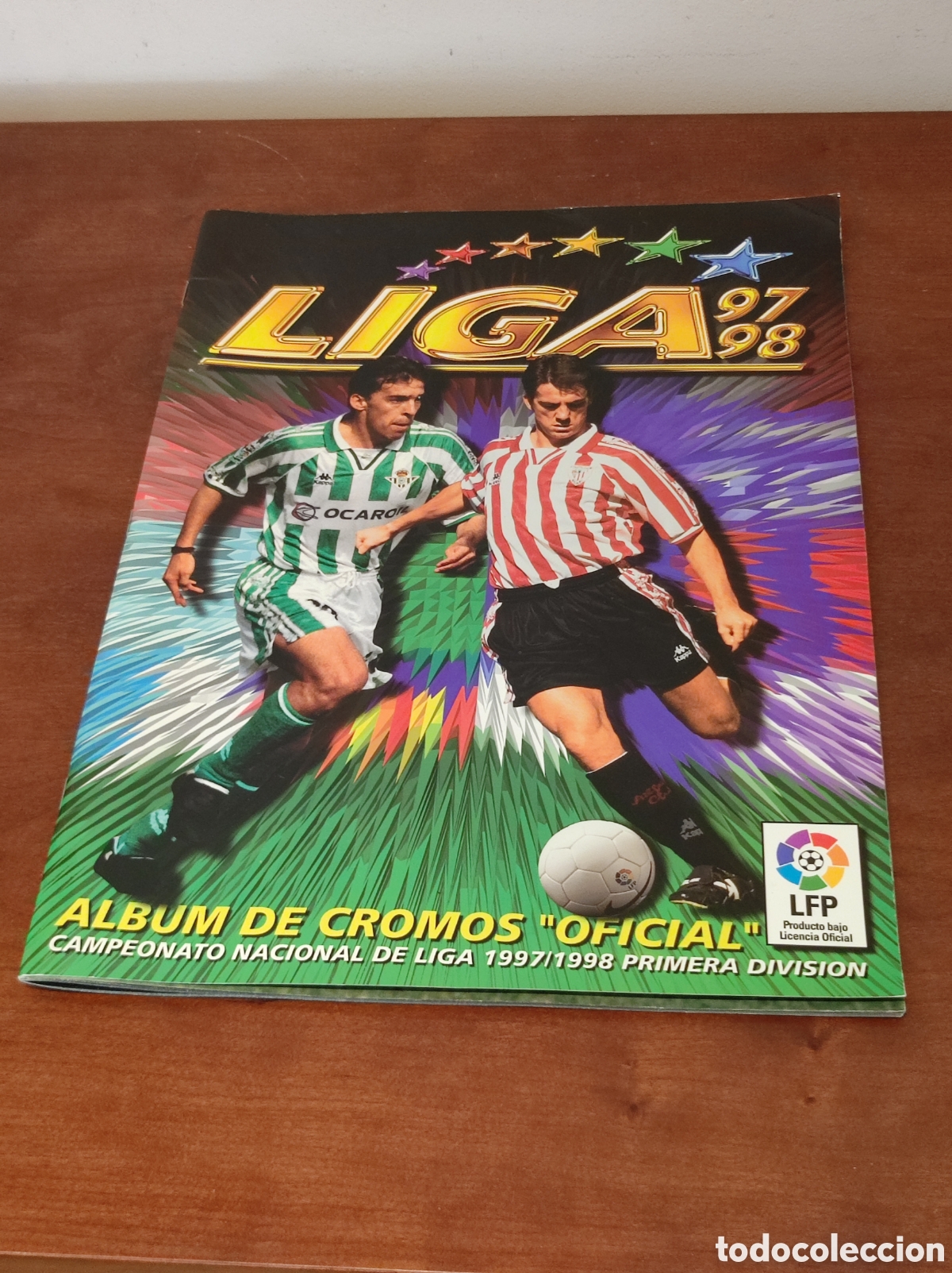 Coleccionismo deportivo: &Aacute;lbum de cromos futbol ediciones este 1997/98 vac&iacute;o plancha