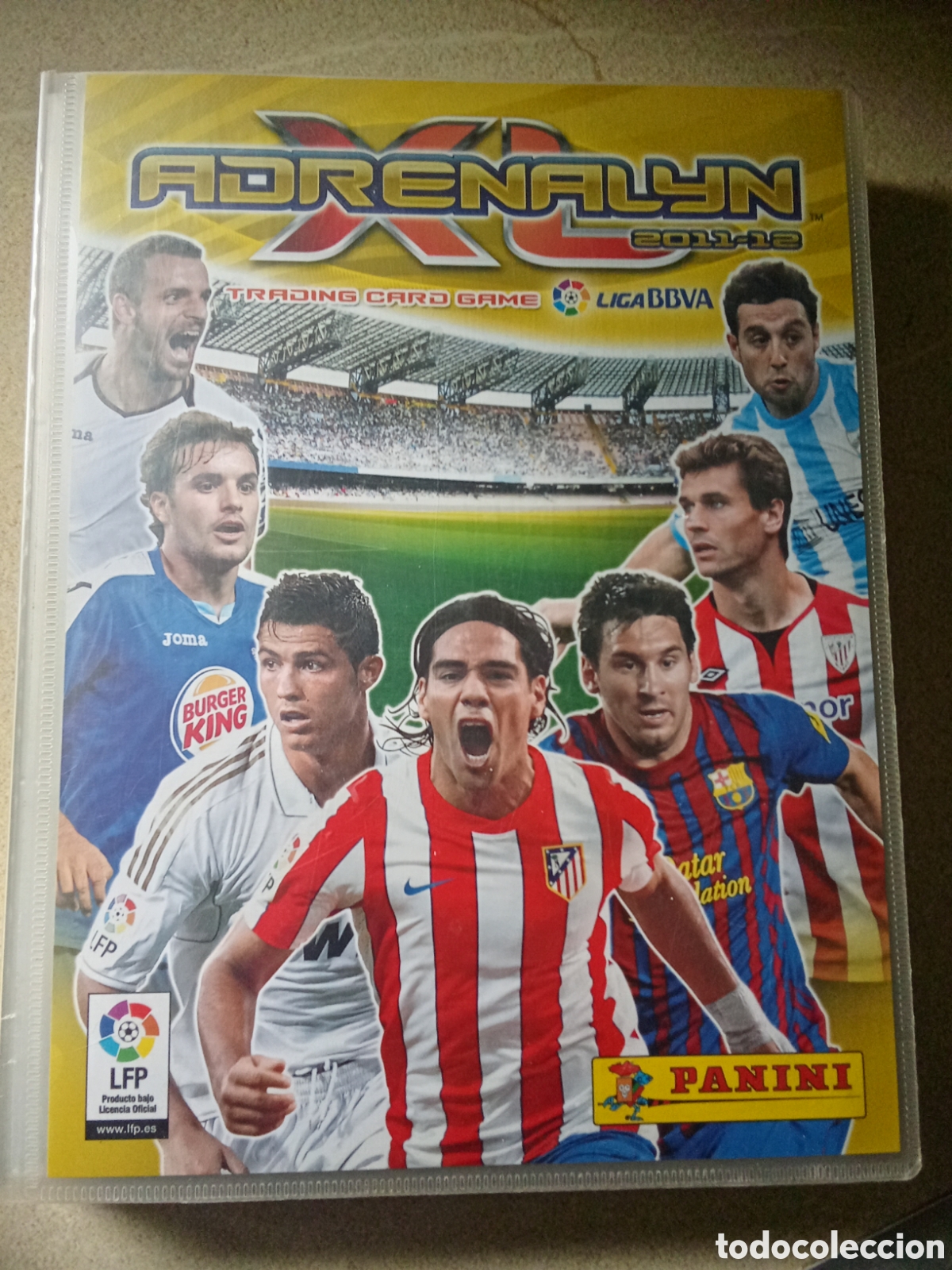Coleccionismo deportivo: ARCHIVADOR ADRENALYN 11 12 CON 380 CARTAS