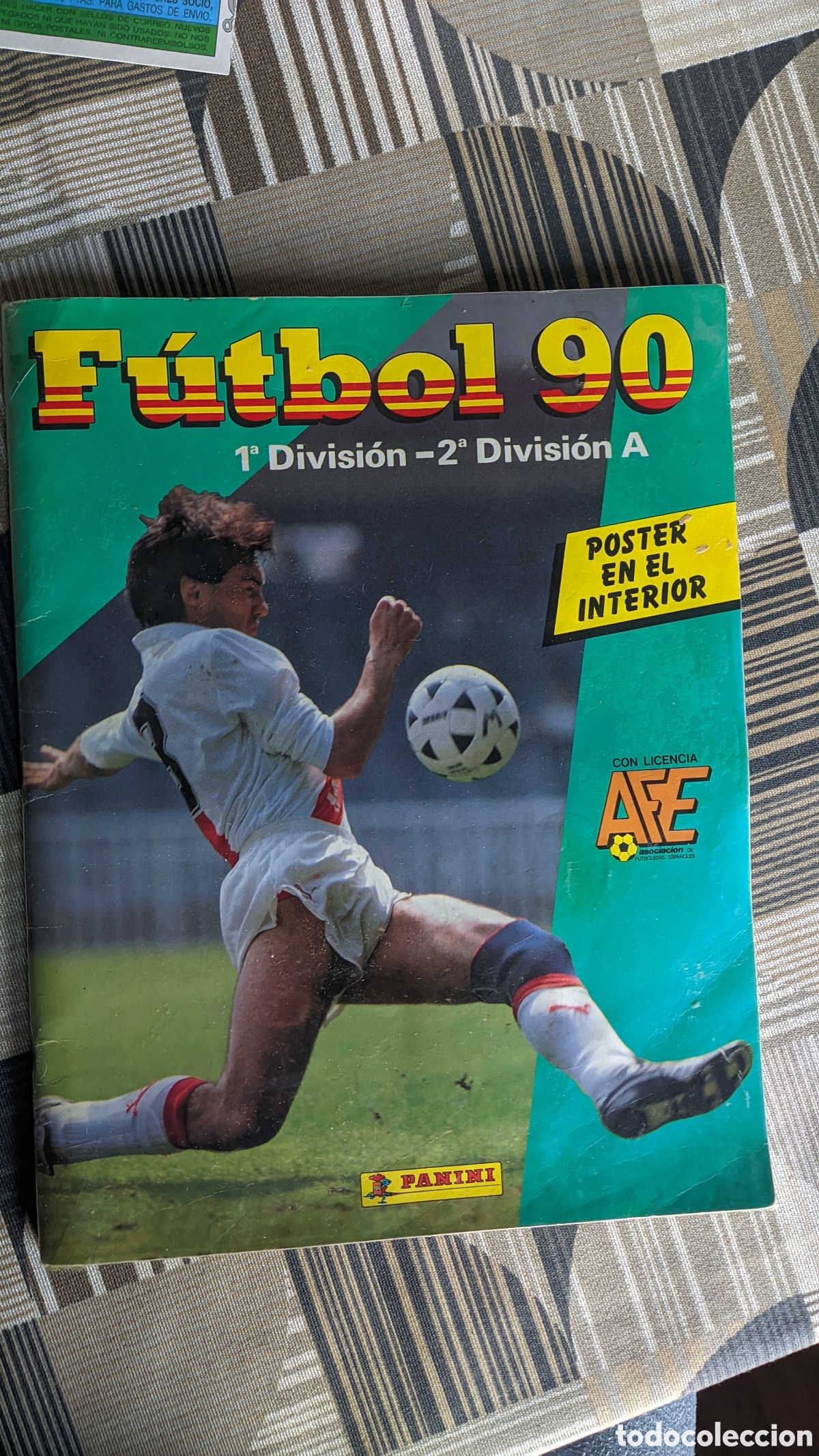 Coleccionismo deportivo: Album Panini F&uacute;tbol 90