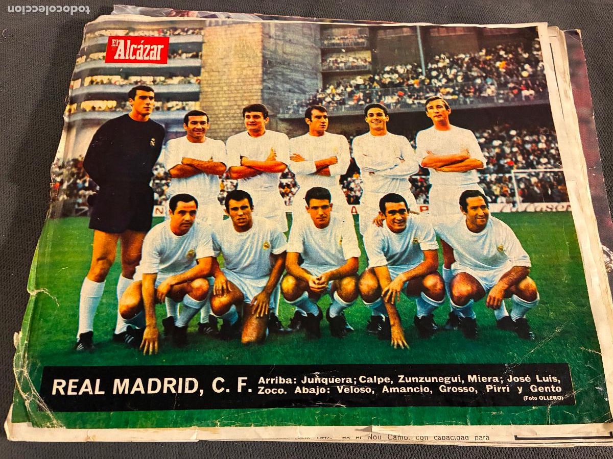 Coleccionismo deportivo: Album de cromos El Alcazar, falta plantilla Real Madrid 86 paginas