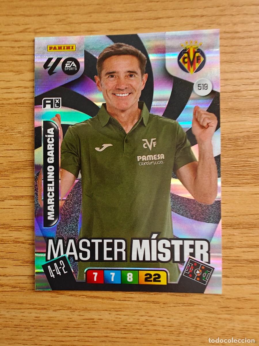 Coleccionismo deportivo: Marcelino Adrenalyn XL 25 26 Balon Oro Master Mister Villareal Actualizacion 2025 2026