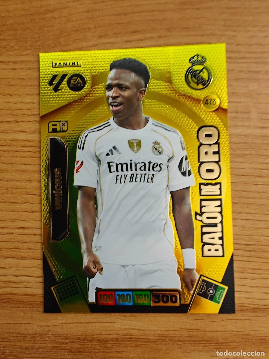 Coleccionismo deportivo: Vinicius Junior 473 Adrenalyn XL 25 26 Balon Oro Real Madrid 2025 2026