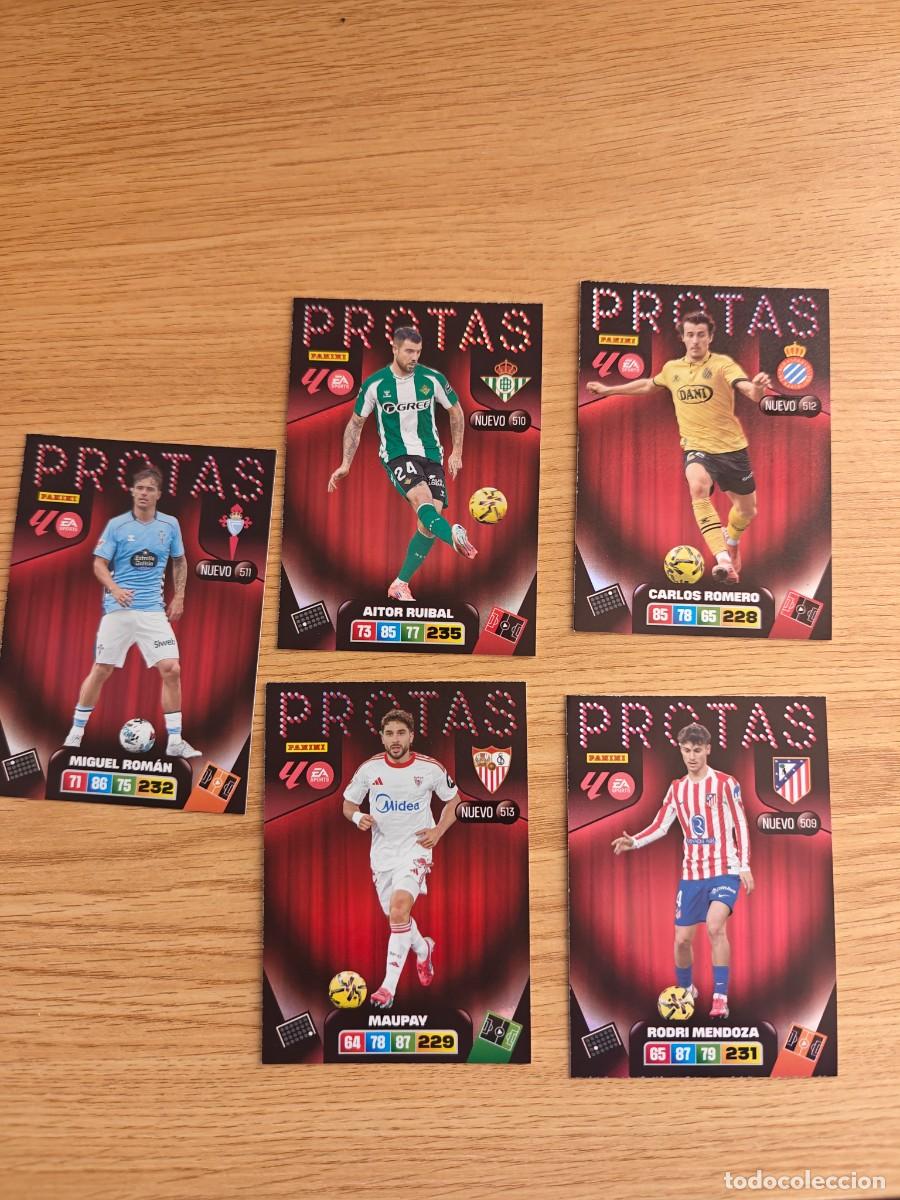 Coleccionismo deportivo: Lote 5 Protas Todos Adrenalyn XL 25 26 Nuevo Actualizacion 2025 2026
