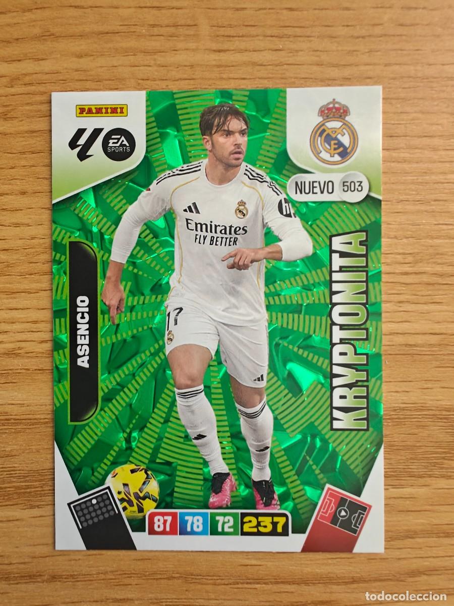 Coleccionismo deportivo: Asencio 503 Adrenalyn XL 25 26 Nuevo Kryptonita Real Madrid Actualizacion 2025 2026
