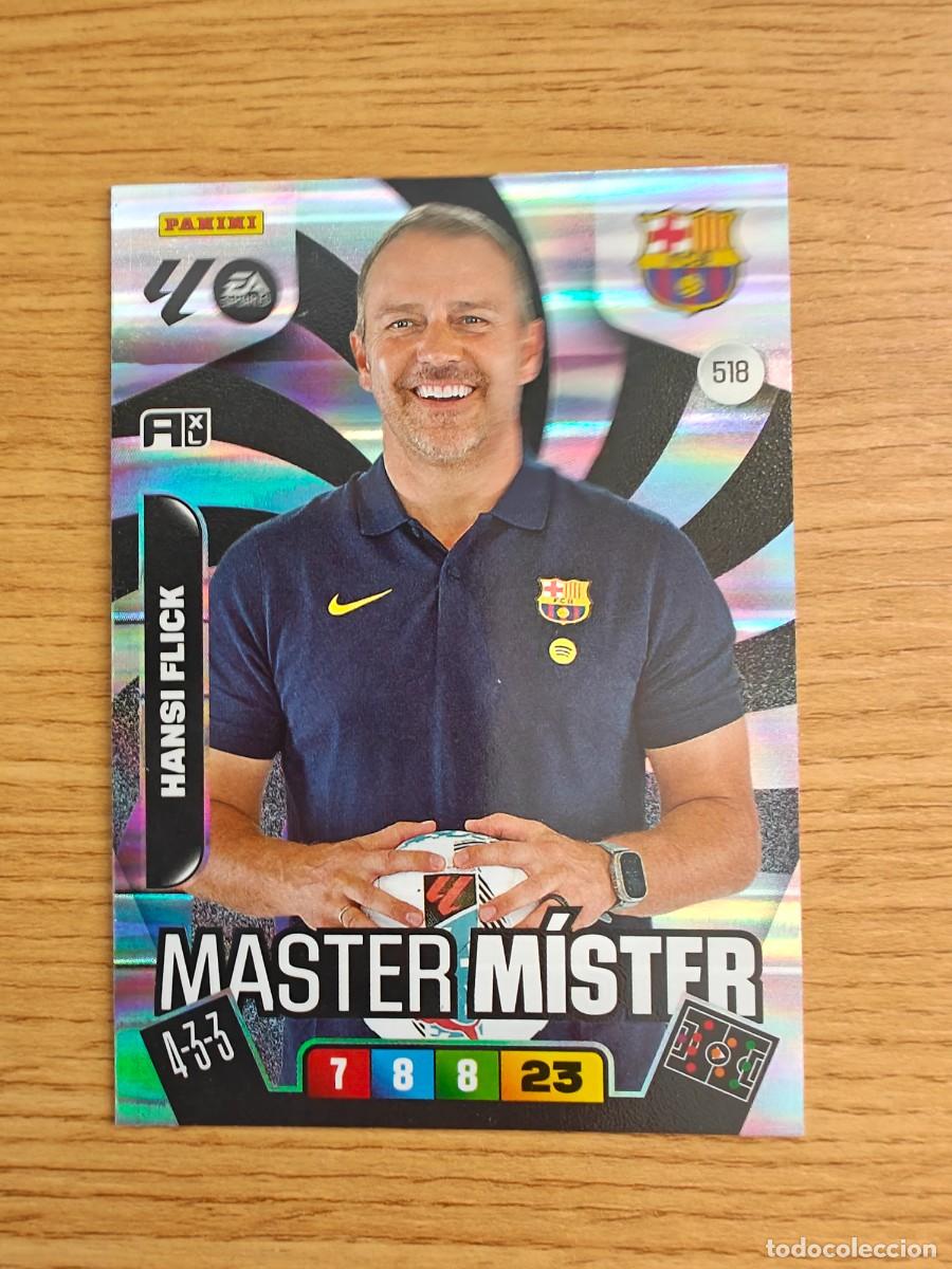 Coleccionismo deportivo: Hansi Flick 518 Adrenalyn XL 25 26 Balon Oro Master Mister BarcelonaActualizacion 2025 2026