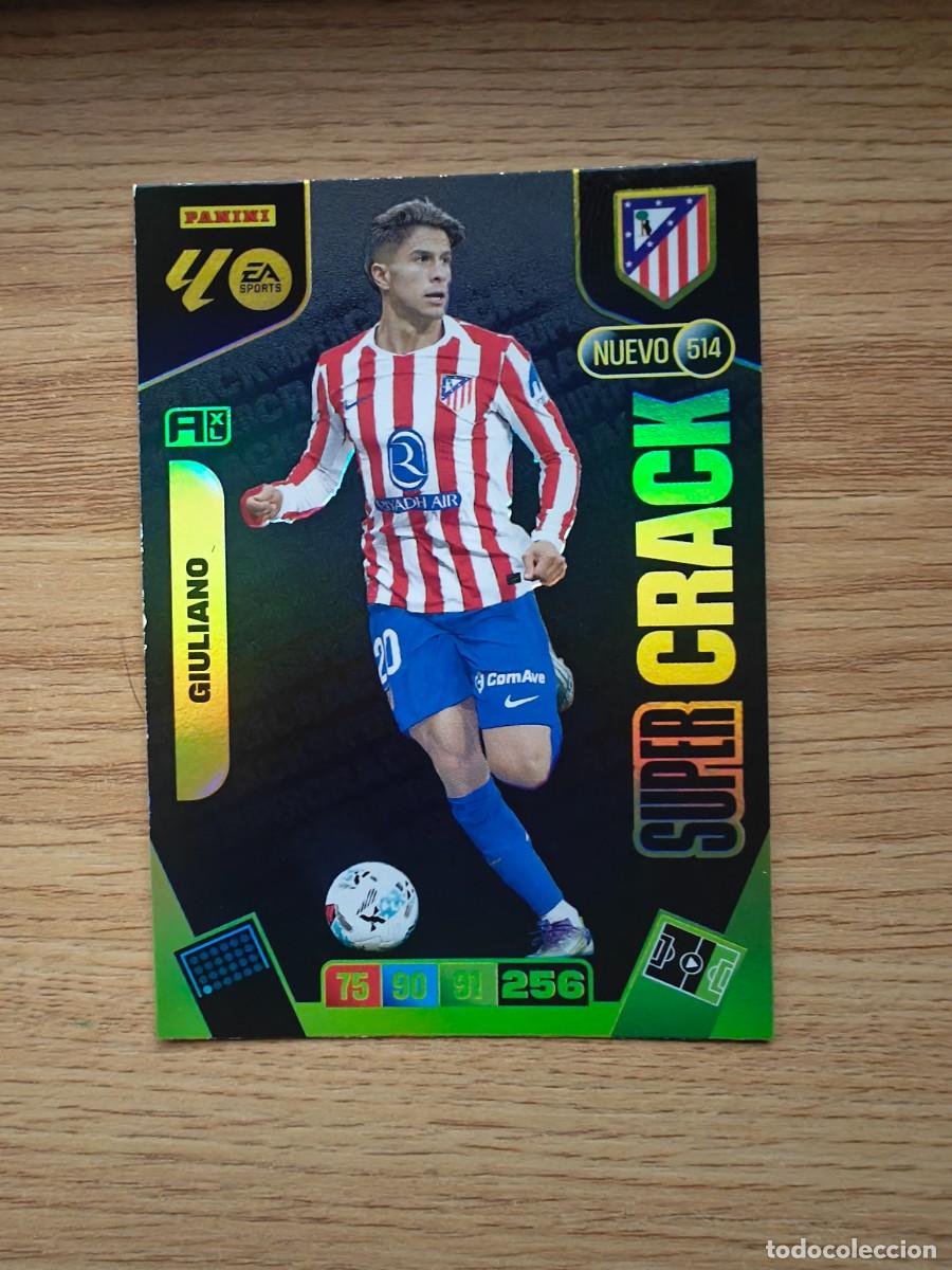 Coleccionismo deportivo: Giuliano 514 Adrenalyn XL 25 26 Nuevo Super Crack Atl&eacute;tico de Madrid Actualizacion 2025 2026