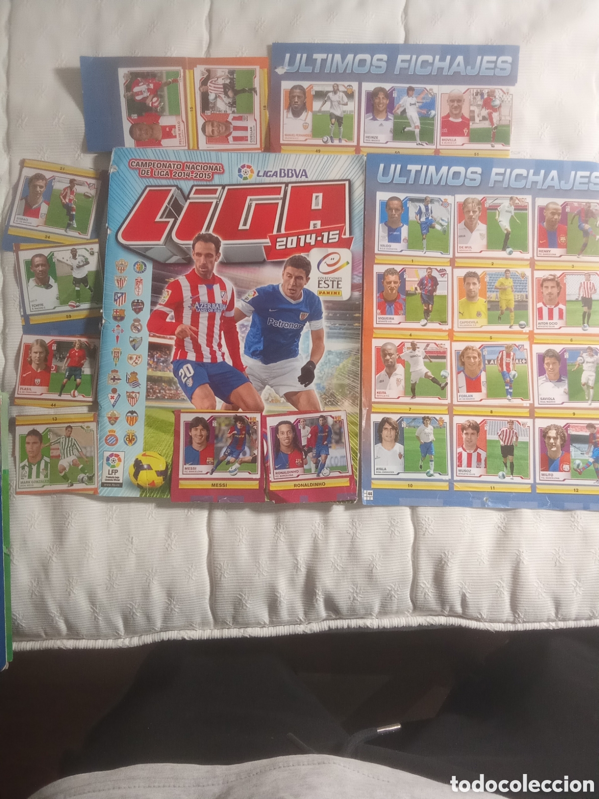 Coleccionismo deportivo: Album de cromos 2014/2015 y + 20 fichajes 07/08