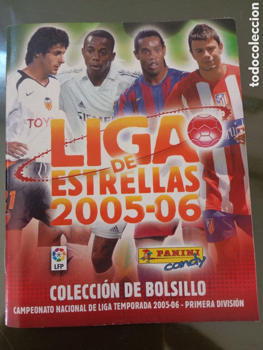 Coleccionismo deportivo: LIGA DE LAS ESTRELLAS 2005 - 2006 05 06 PANINI - ALBUM DE CROMOS VAC&Iacute;O CHICLES