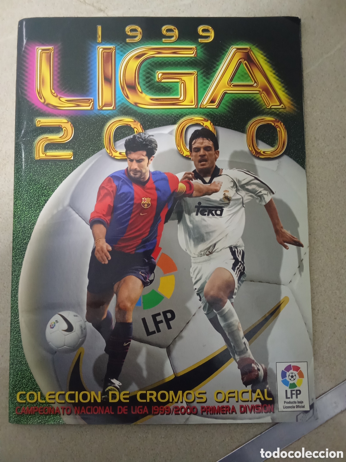 Coleccionismo deportivo: ALBUM INCOMPLETO LIGA ESTE 1999 2000 CON 356 CROMOS