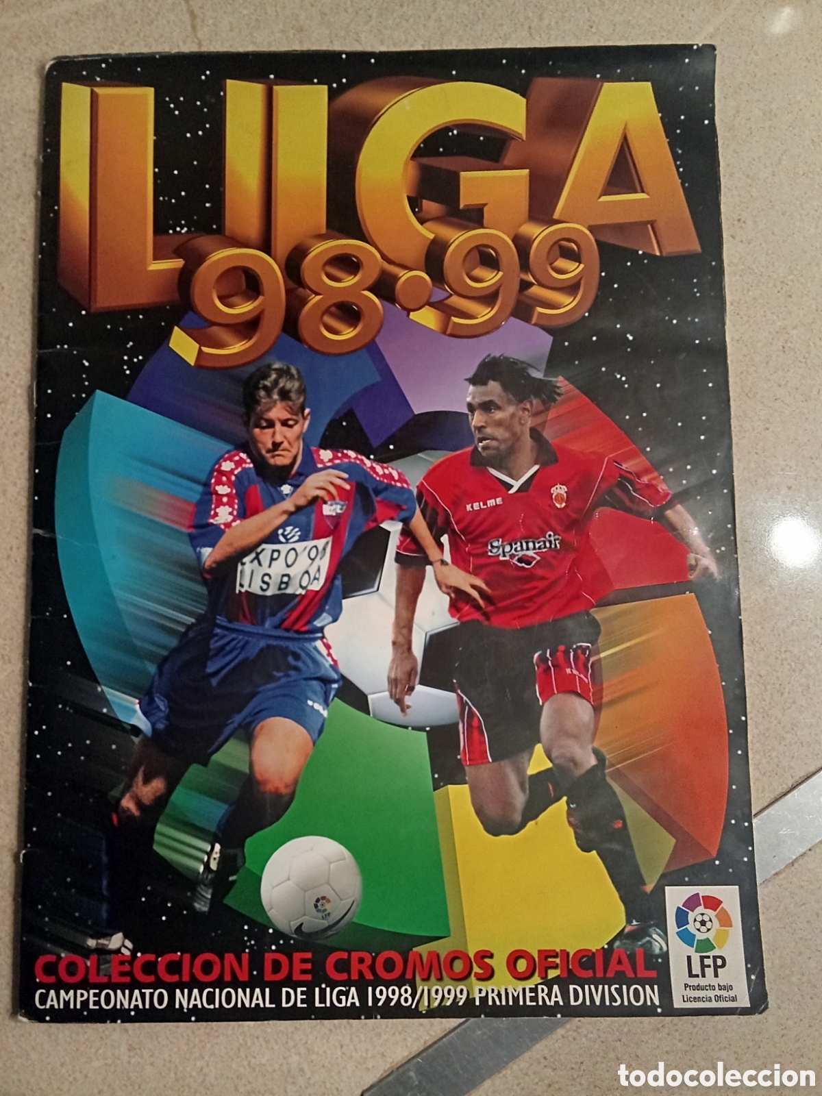 Coleccionismo deportivo: ALBUM INCOMPLETO LIGA ESTE 1998 1999 CON 356 CROMOS