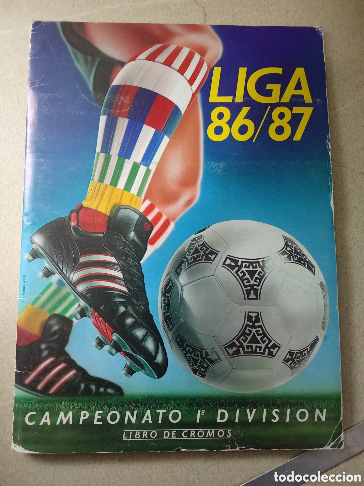 Coleccionismo deportivo: ALBUM INCOMPLETO LIGA ESTE 1986 1987 CON 254 CROMOS