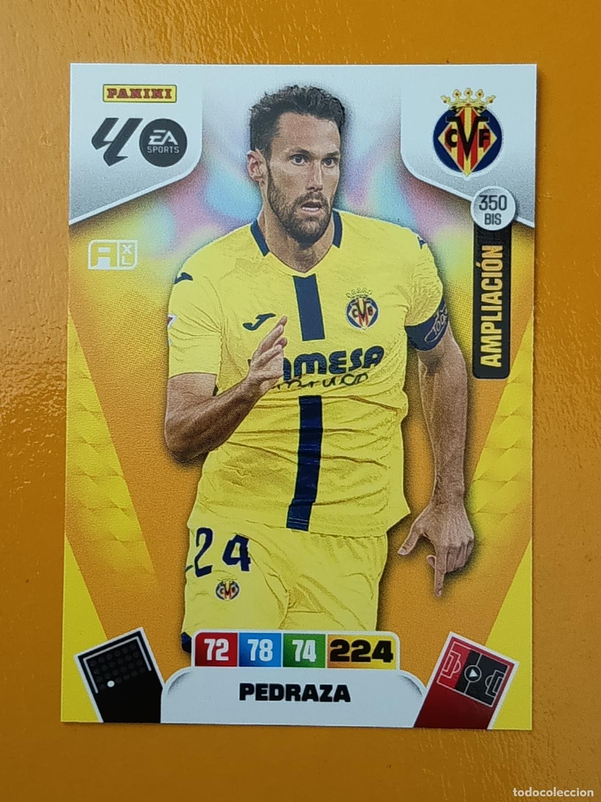 Coleccionismo deportivo: 350 BIS PEDRAZA. AMPLIACI&Oacute;N. VILLARREAL CF. ADRENALYIN XL 2025-26