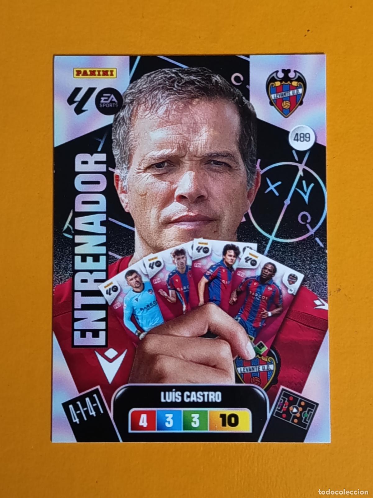 Coleccionismo deportivo: 489 LUIS CASTRO. PLUS ENTRENADOR. LEVANTE UD. ADRENALYIN XL 2025-26