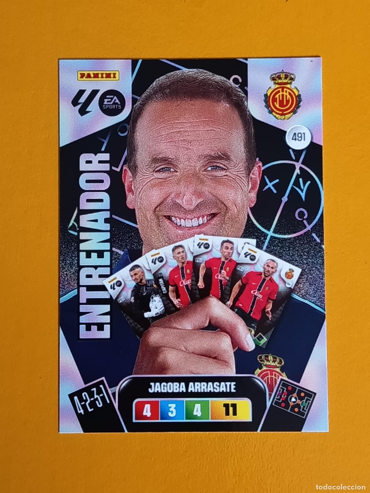 Coleccionismo deportivo: 491 JAGOBA ARRASATE. PLUS ENTRENADOR. REAL MALLORCA. ADRENALYIN XL 2025-26