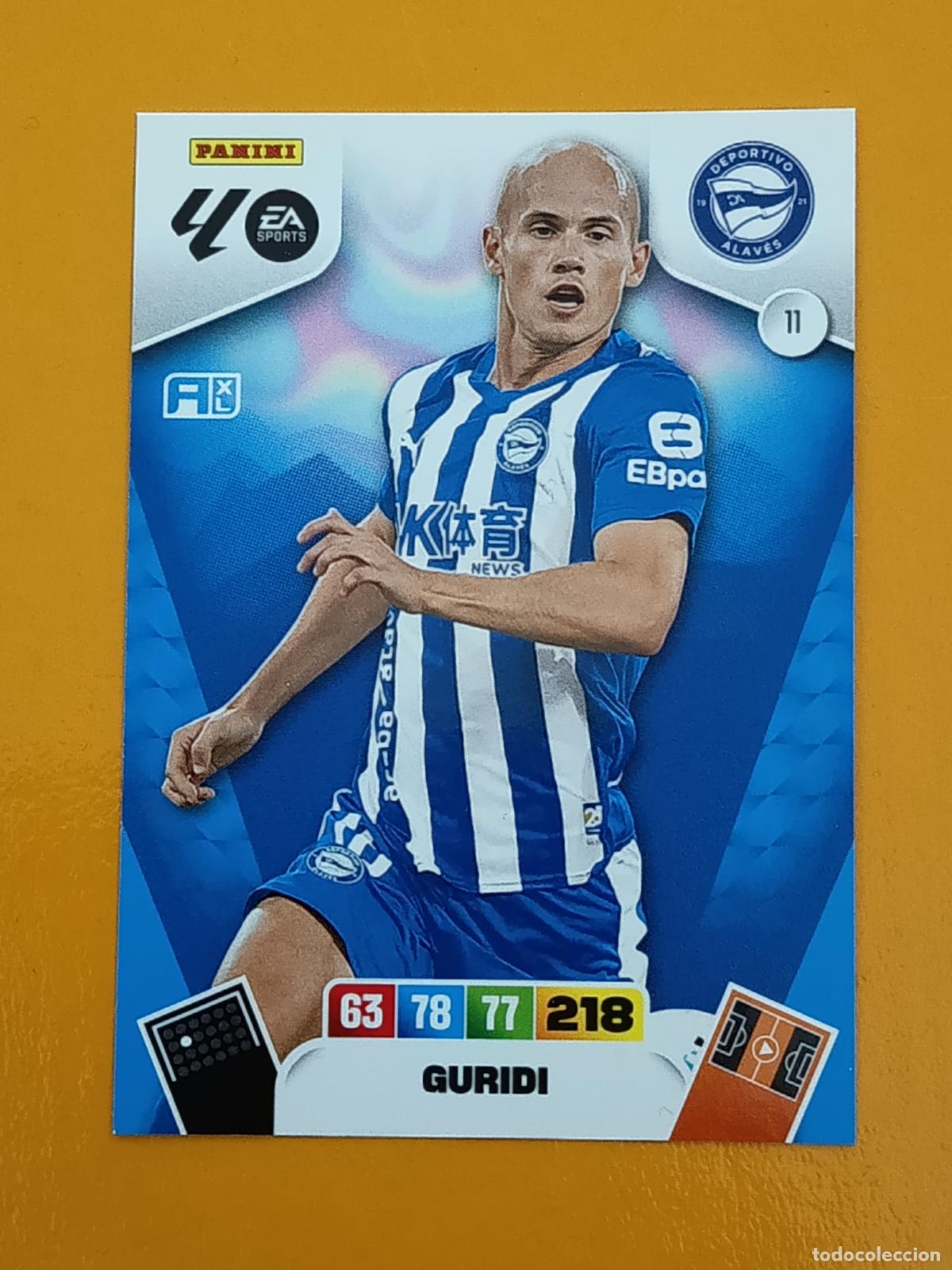 Coleccionismo deportivo: 11 GURIDI. DEPORTIVO ALAV&Eacute;S. ADRENALYIN XL 2025-26
