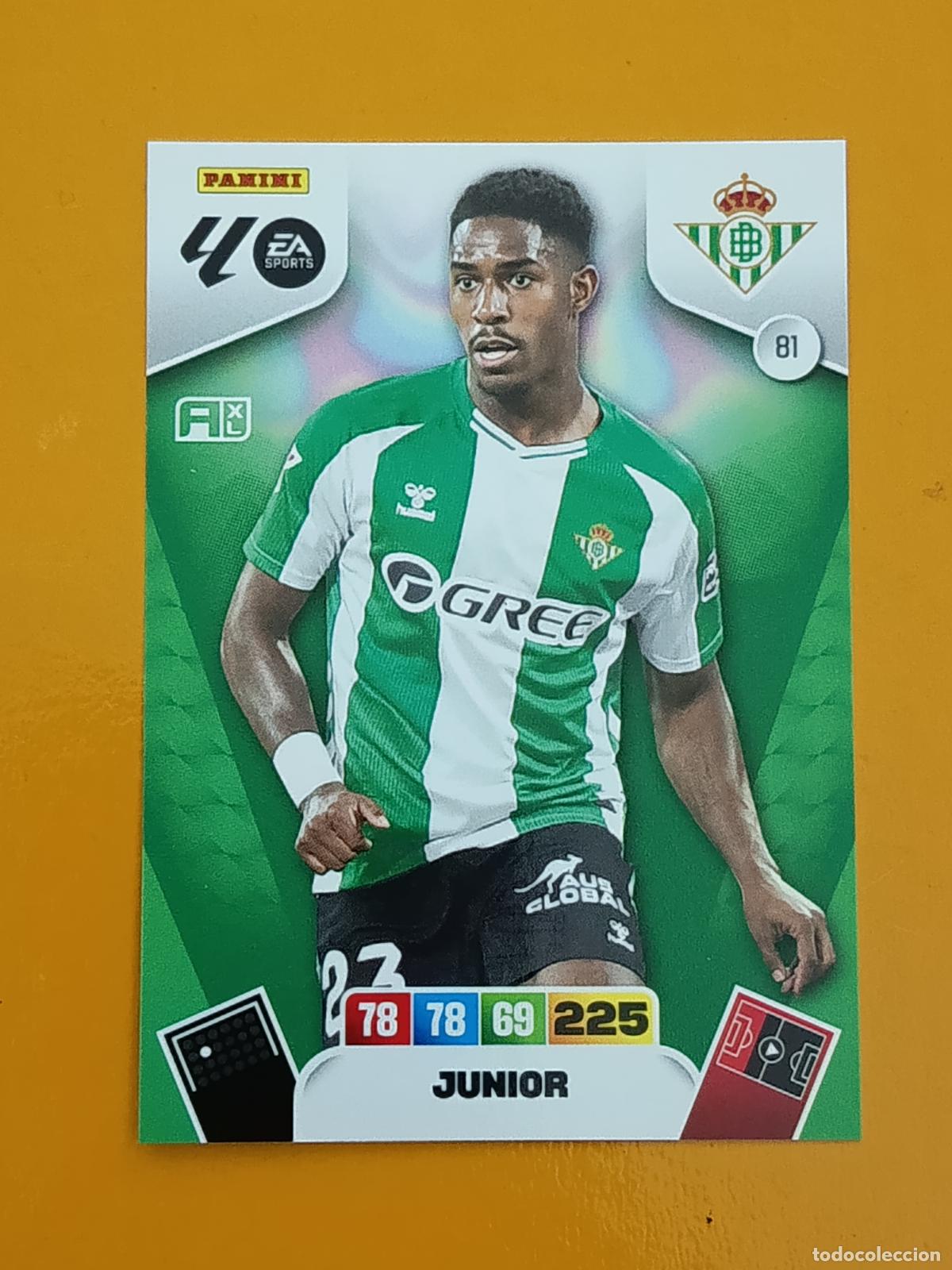 Coleccionismo deportivo: 81 JUNIOR. REAL BETIS. ADRENALYIN XL 2025-26