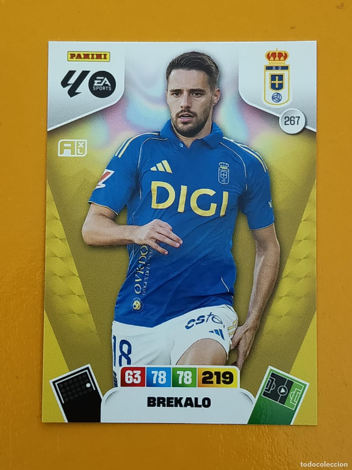 Collezionismo sportivo: 267 BREKALO. REAL OVIEDO. ADRENALYN XL 2025-26