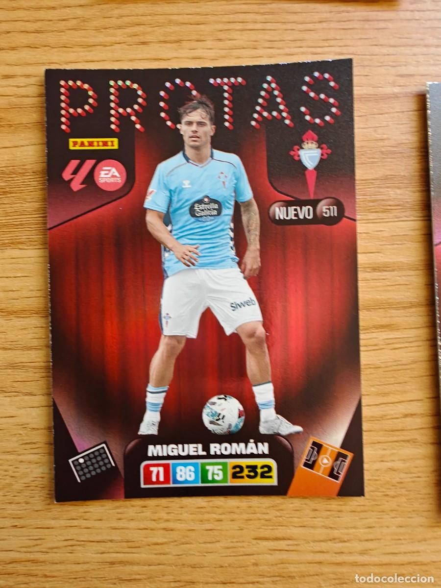 Coleccionismo deportivo: Miguel Rom&aacute;n 511 Adrenalyn XL 25 26 Nuevo Protas Celta Actualizacion 2025 2026