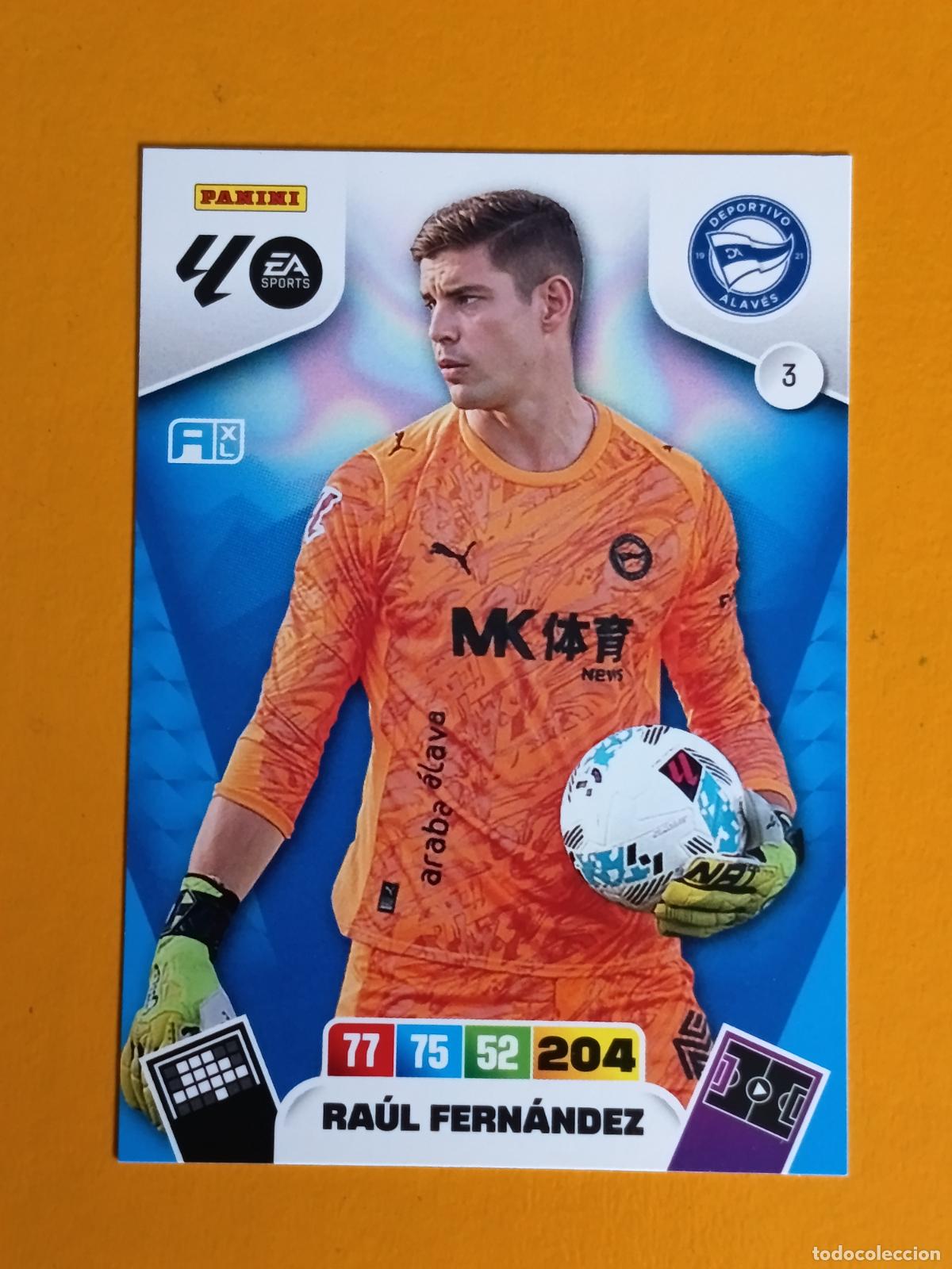 Colecionismo desportivo: 3 RA&Uacute;L FERN&Aacute;NDEZ. DEPORTIVO ALAV&Eacute;S. ADRENALYN XL 2025-26