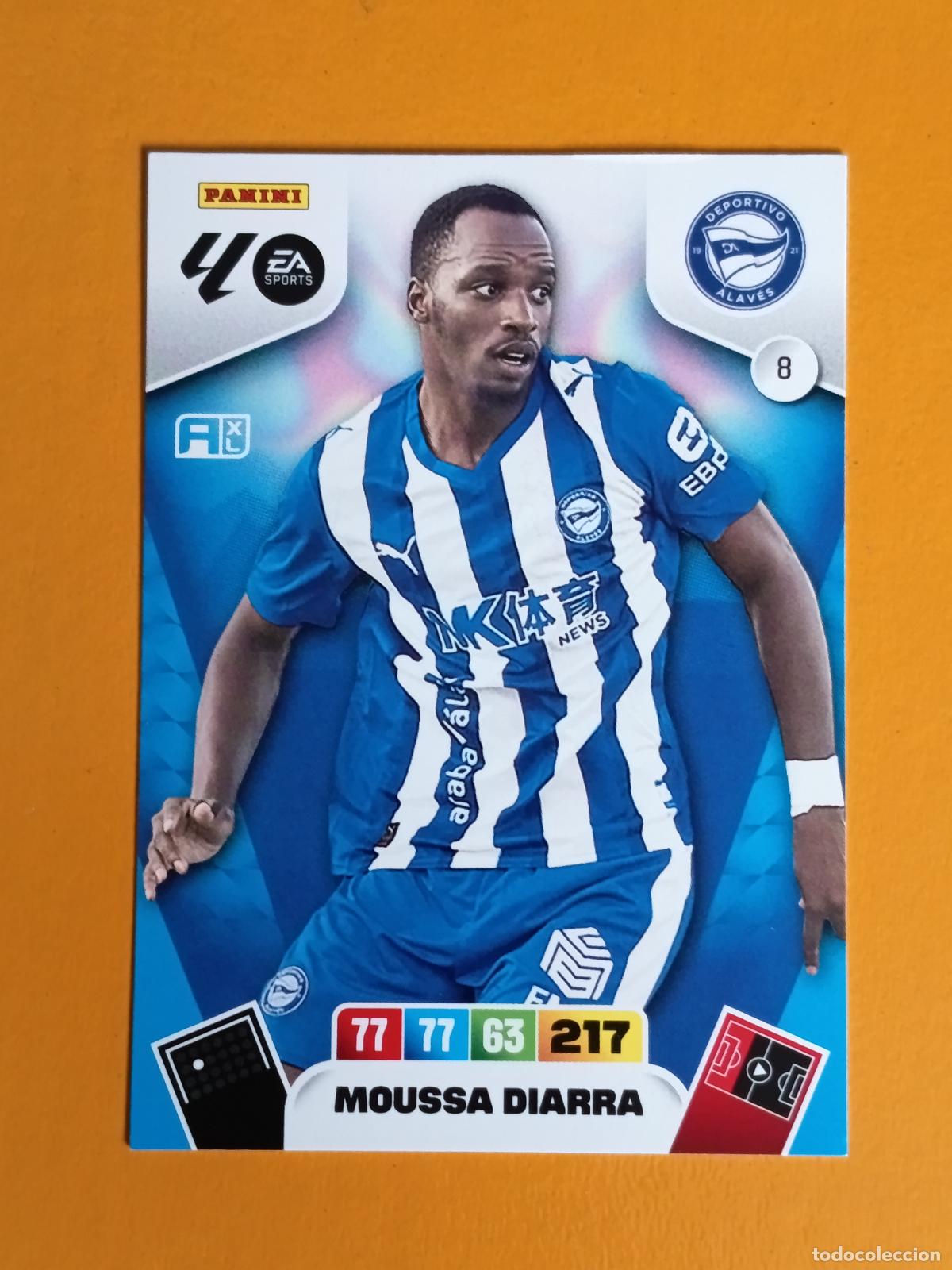 Coleccionismo deportivo: 8 MOUSSA DIARRA. DEPORTIVO ALAV&Eacute;S. ADRENALYN XL 2025-26