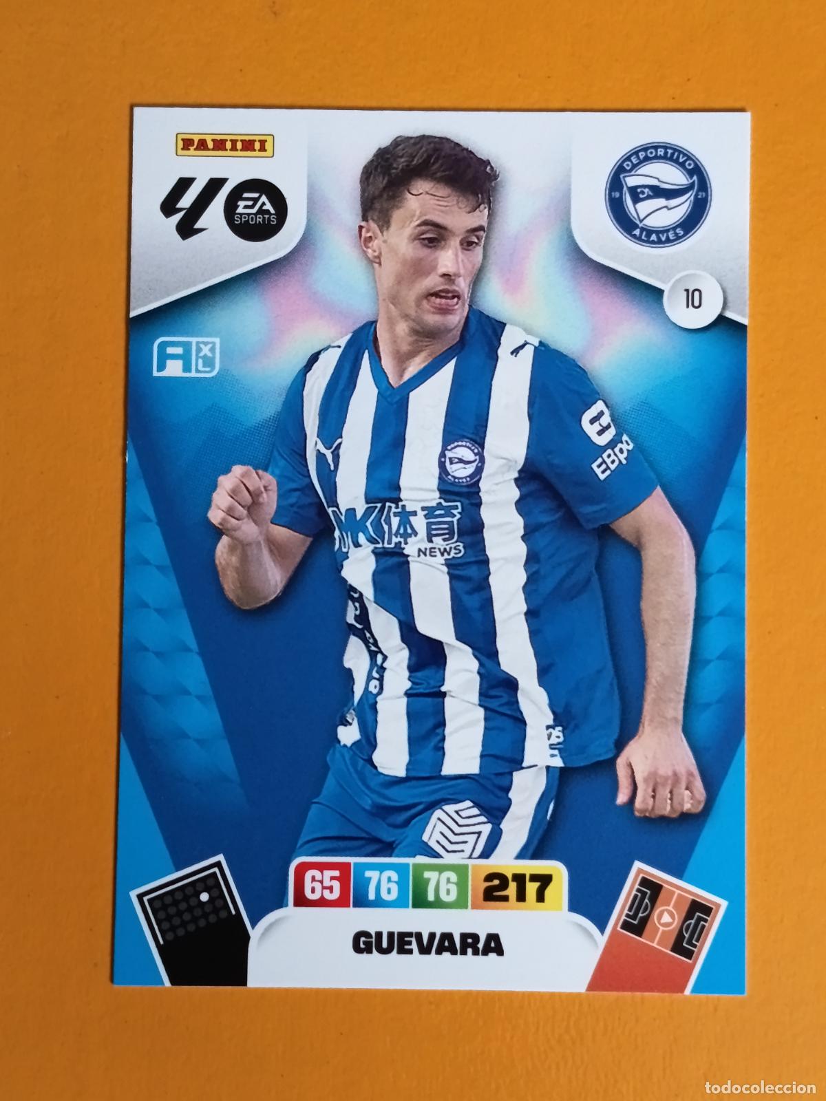 Coleccionismo deportivo: 10 GUEVARA. DEPORTIVO ALAV&Eacute;S. ADRENALYN XL 2025-26