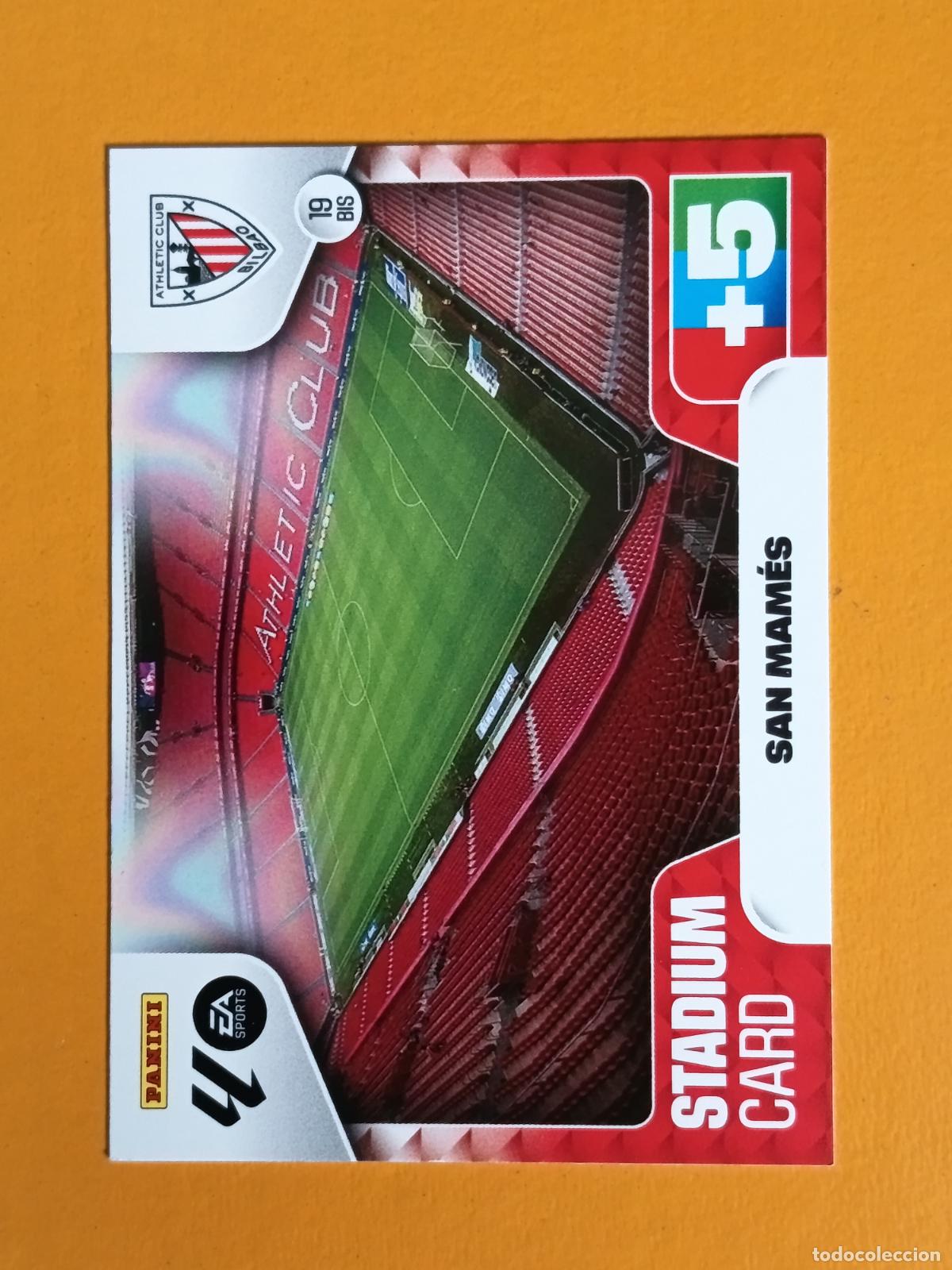 Coleccionismo deportivo: 19 BIS STADIUM CARD. SAN MAM&Eacute;S. ATHLETIC CLUB BILBAO. ADRENALYN XL 2025-26