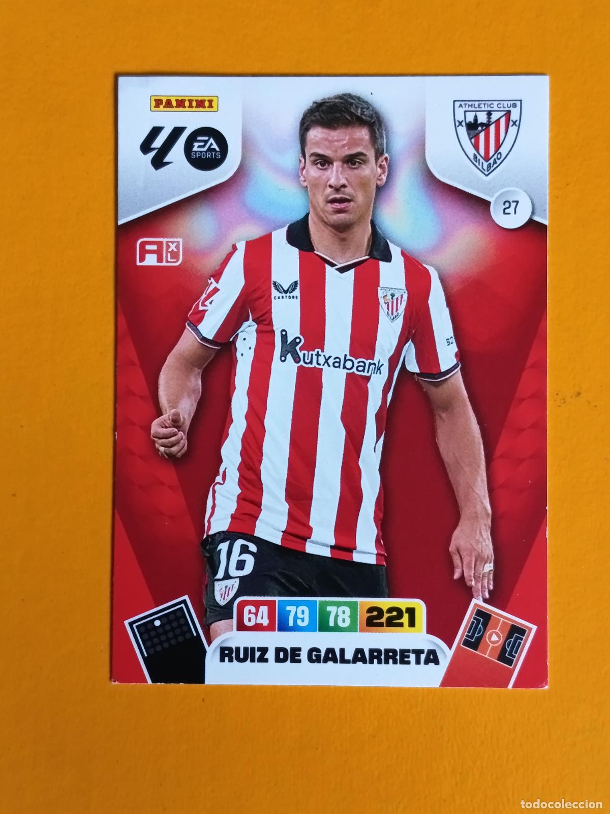 Coleccionismo deportivo: 27 RU&Iacute;Z DE GALARRETA. ATHLETIC CLUB BILBAO. ADRENALYN XL 2025-26