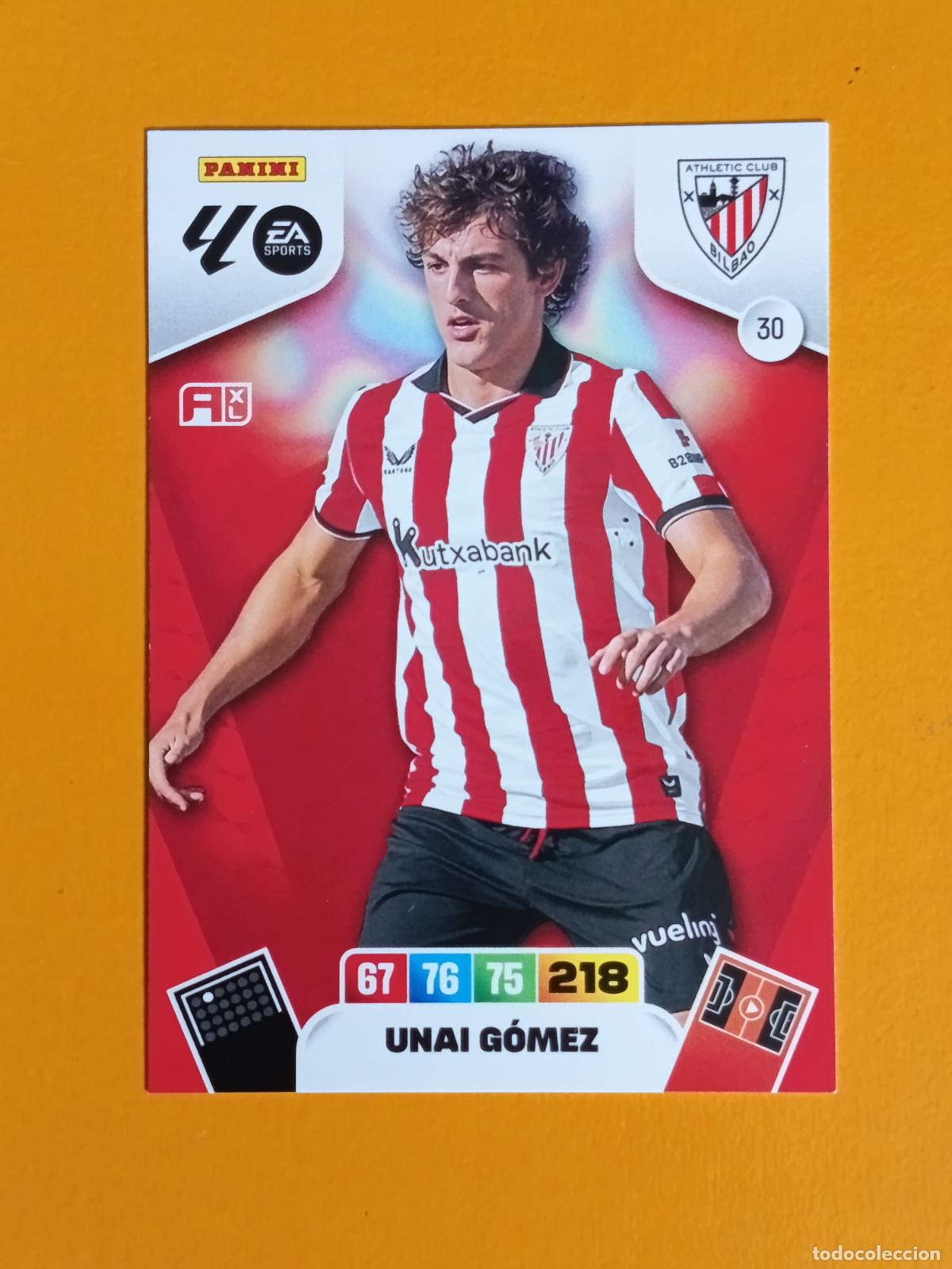 Colecionismo desportivo: 30 UNAI G&Oacute;MEZ. ATHLETIC CLUB BILBAO. ADRENALYN XL 2025-26