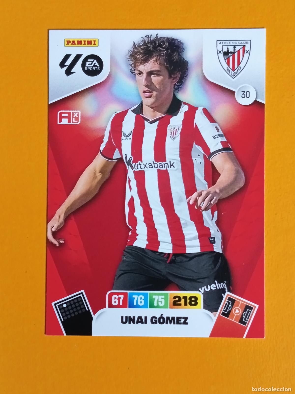 Colecionismo desportivo: 30 UNAI G&Oacute;MEZ. ATHLETIC CLUB BILBAO. ADRENALYN XL 2025-26