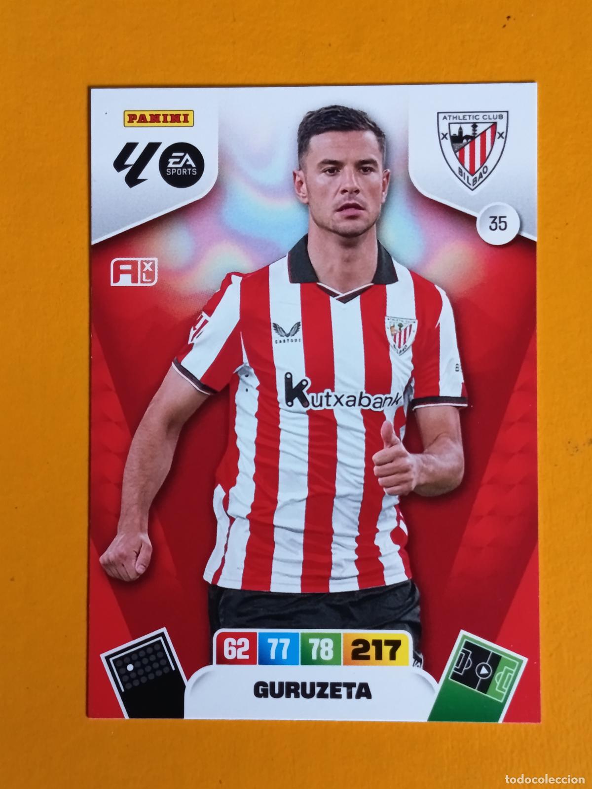 Colecionismo desportivo: 35 GURUZETA. ATHLETIC CLUB BILBAO. ADRENALYN XL 2025-26