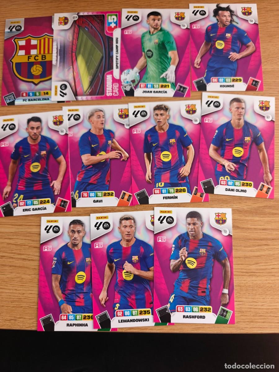 Coleccionismo deportivo: Lote 11 Cromos Adrenalyn XL 25 26 Barcelona 2025 2026