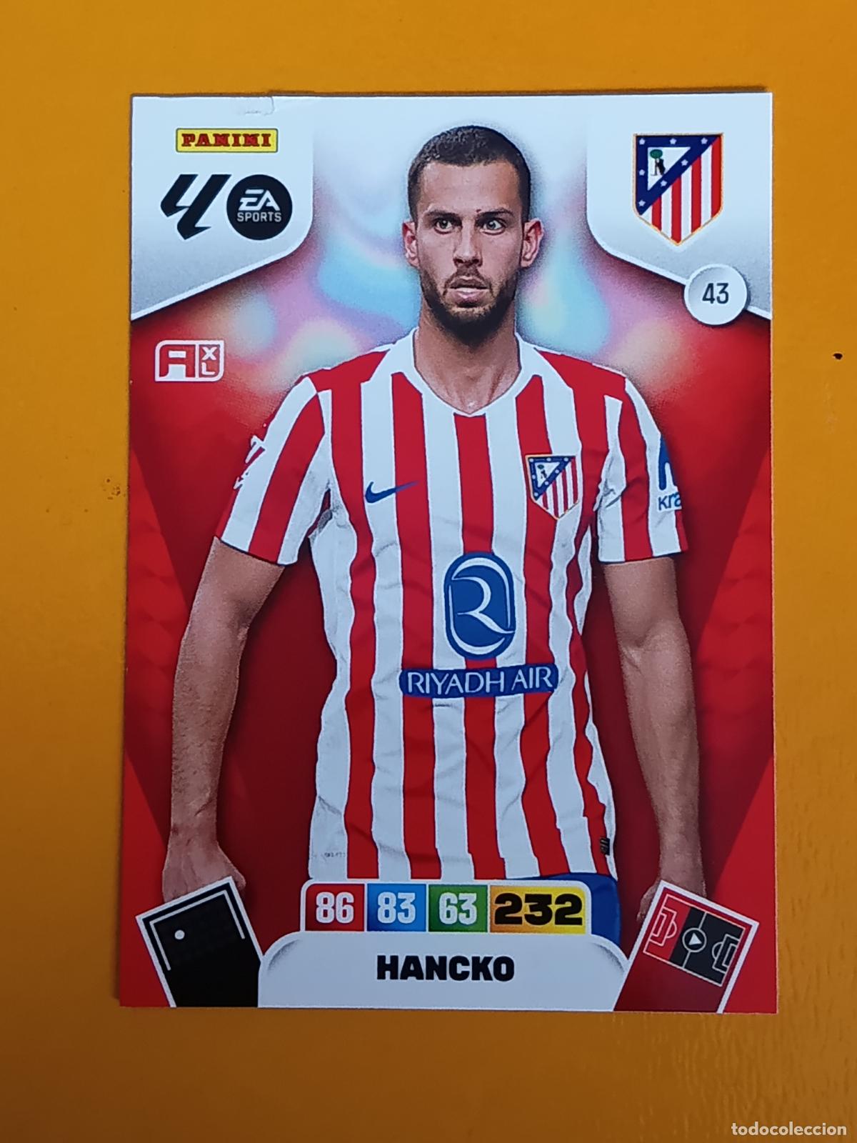 Coleccionismo deportivo: 43 HANCKO. ATL&Eacute;TICO DE MADRID. ADRENALYN XL 2025-26