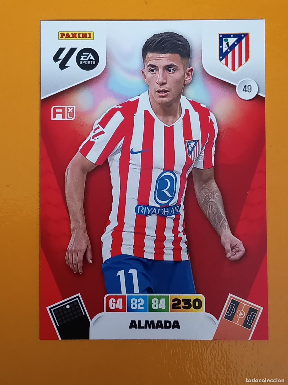 Coleccionismo deportivo: 49 ALMADA. ATL&Eacute;TICO DE MADRID. ADRENALYN XL 2025-26