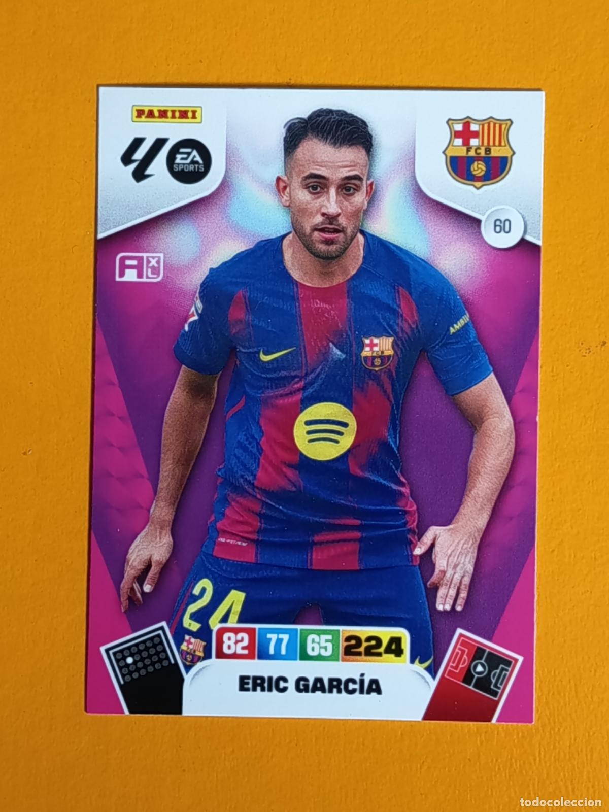 Coleccionismo deportivo: 60 ERIC GARC&Iacute;A. FC BARCELONA. ADRENALYN XL 2025-26