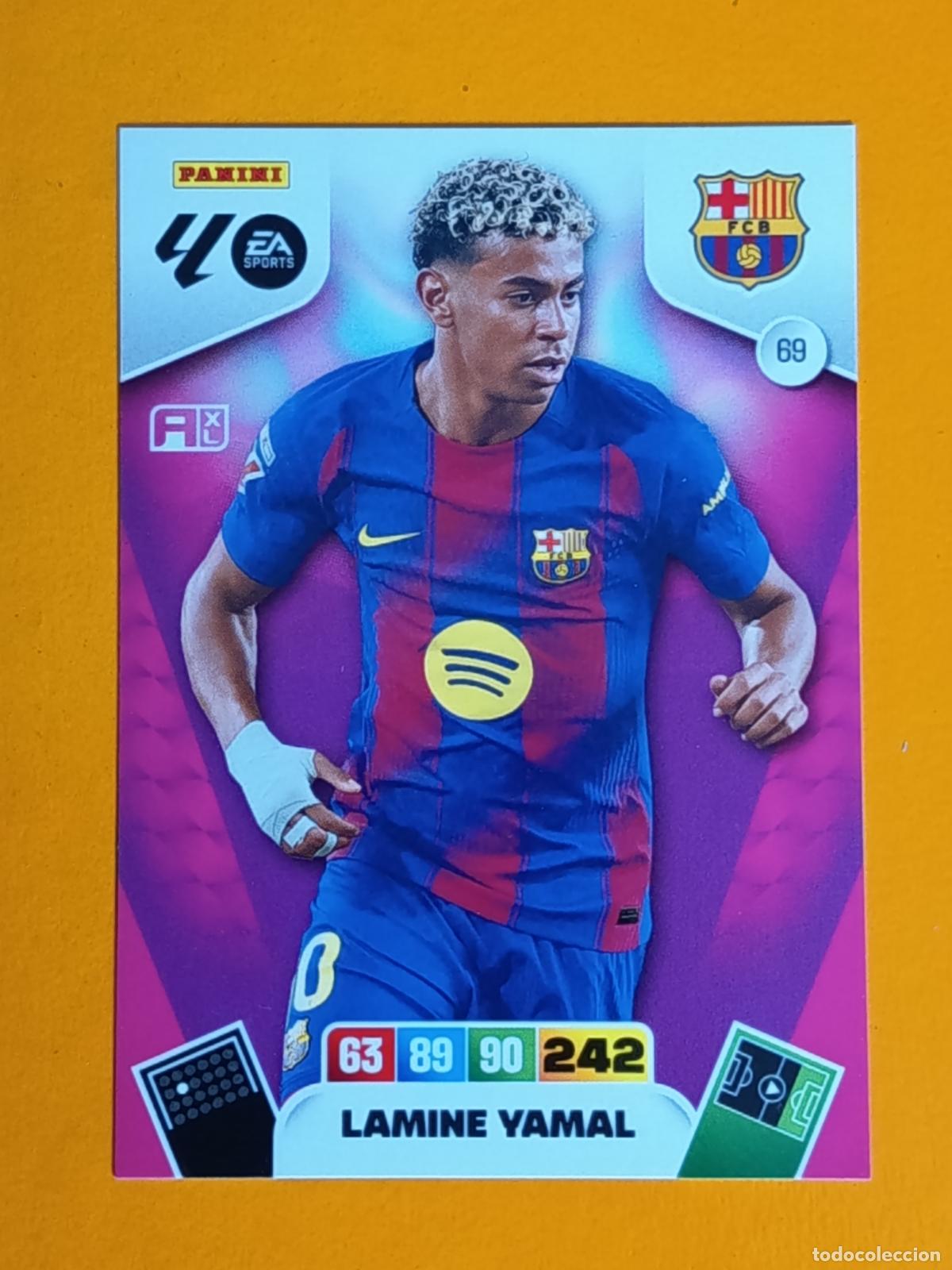 Coleccionismo deportivo: 69 LAMINE YAMAL. FC BARCELONA. ADRENALYN XL 2025-26