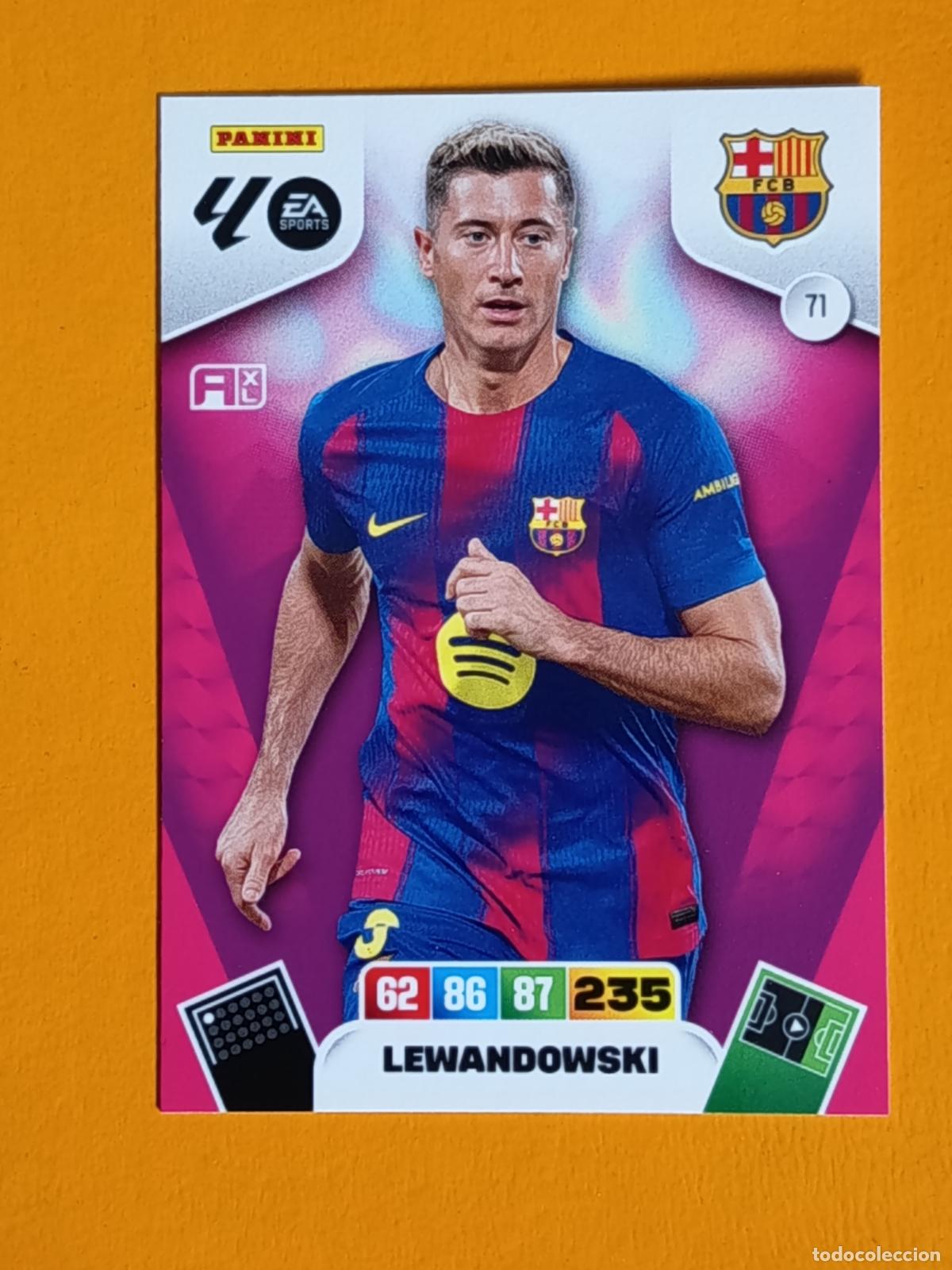 Coleccionismo deportivo: 71 LEWANDOWSKI. FC BARCELONA. ADRENALYN XL 2025-26