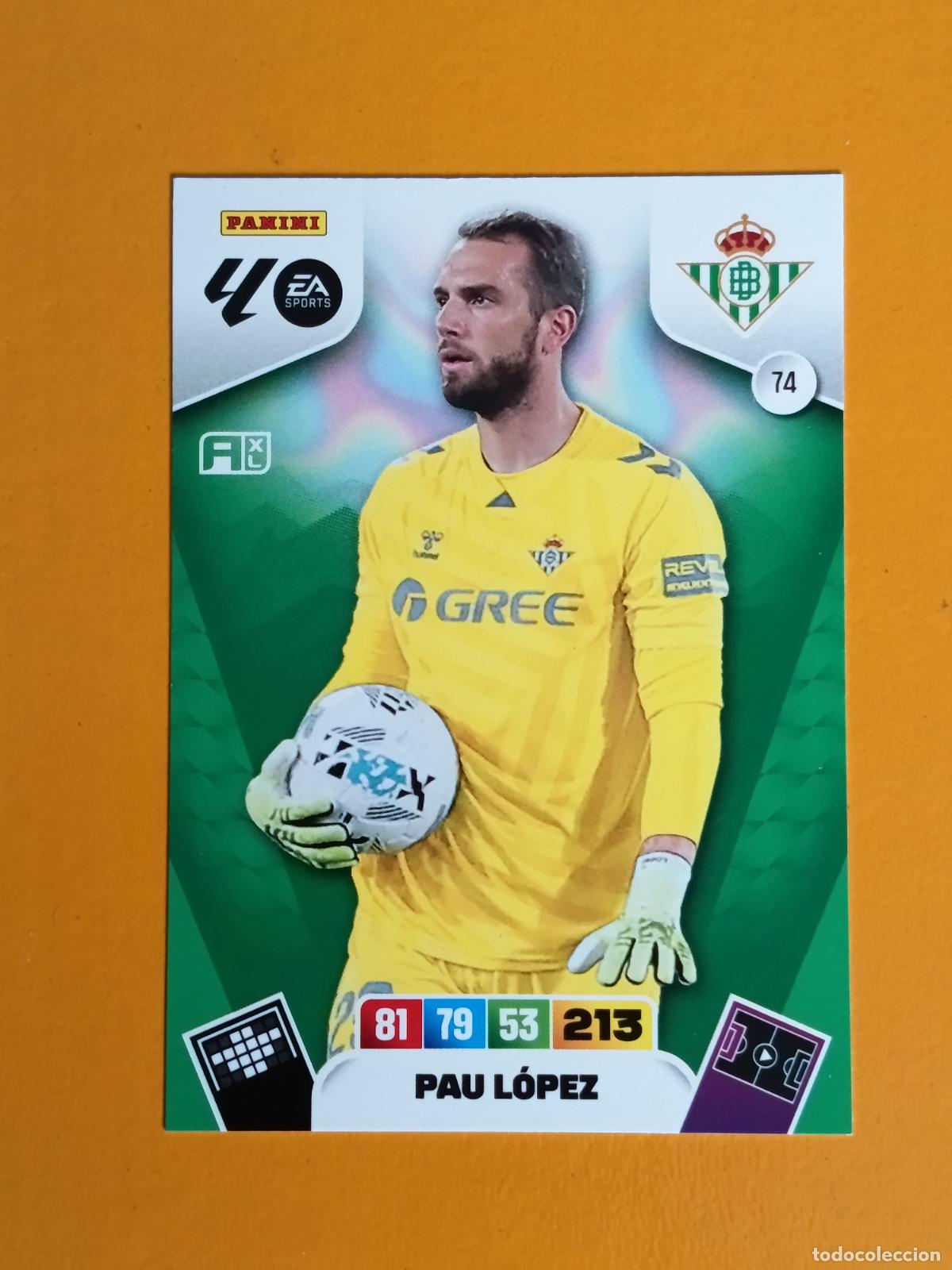 Coleccionismo deportivo: 74 PAU L&Oacute;PEZ. REAL BETIS. ADRENALYN XL 2025-26