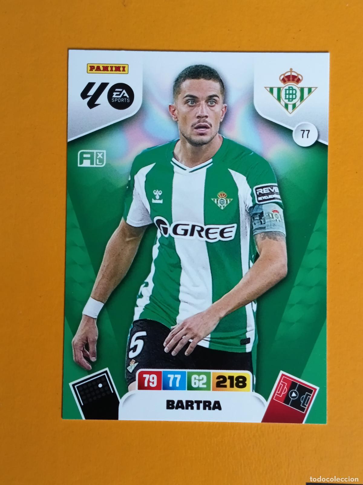 Coleccionismo deportivo: 77 BARTRA. REAL BETIS. ADRENALYN XL 2025-26