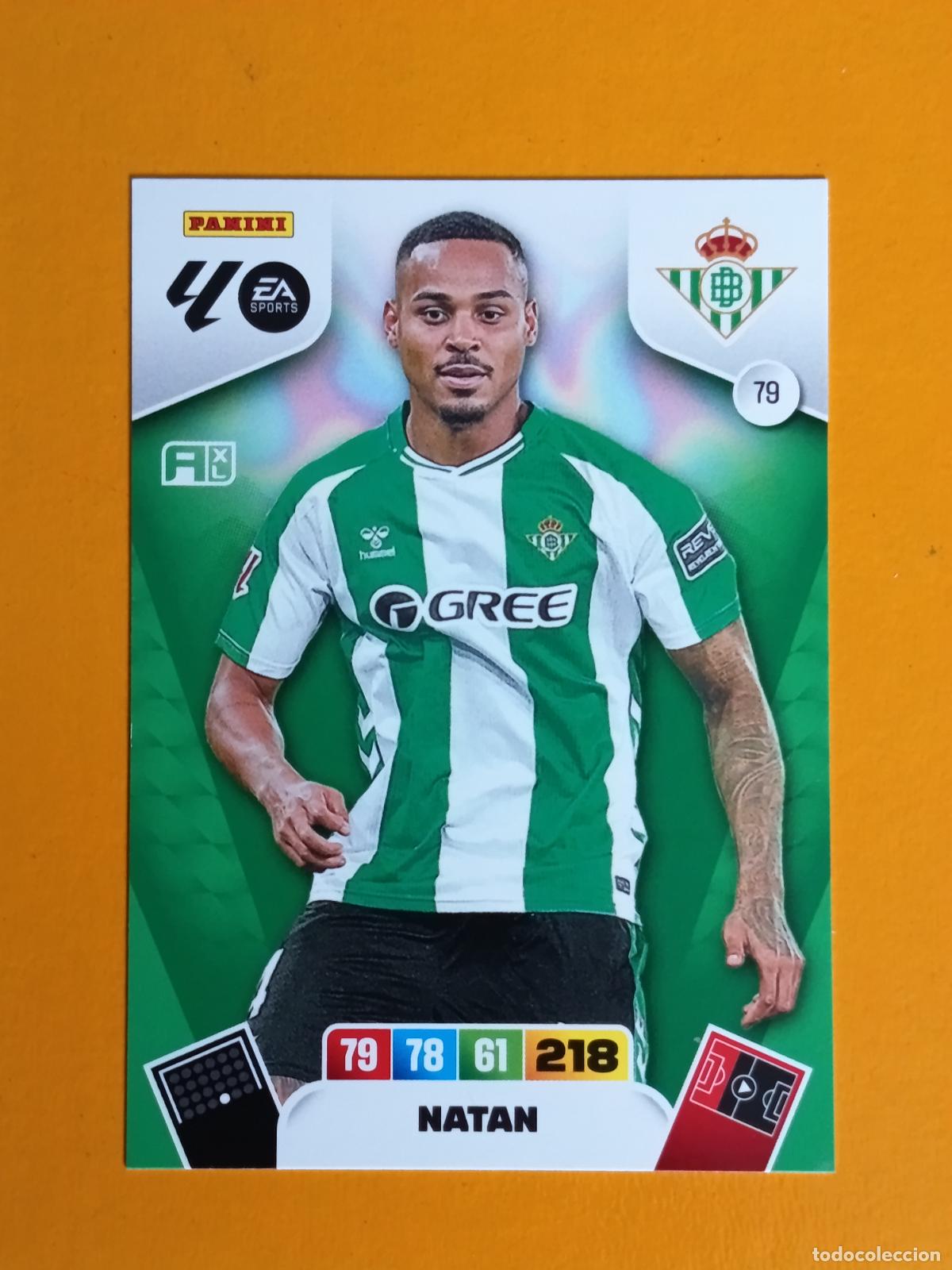 Coleccionismo deportivo: 79 NATAN. REAL BETIS. ADRENALYN XL 2025-26