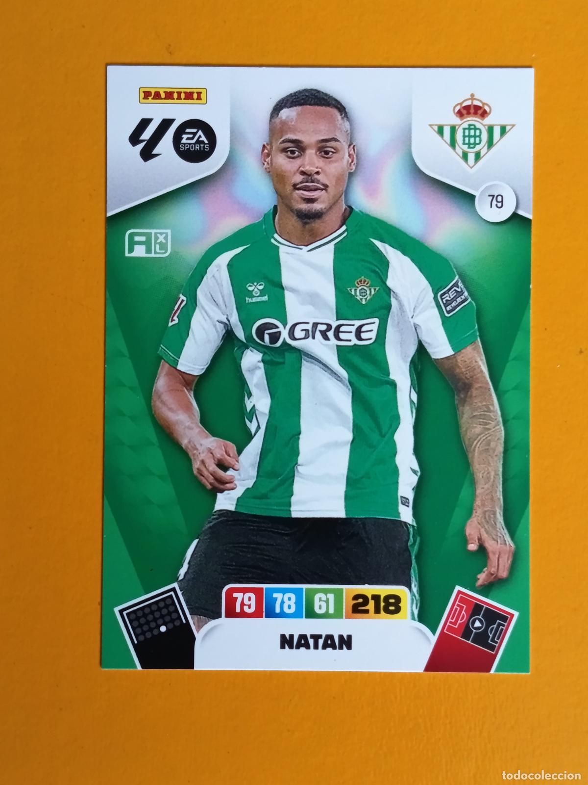 Coleccionismo deportivo: 79 NATAN. REAL BETIS. ADRENALYN XL 2025-26